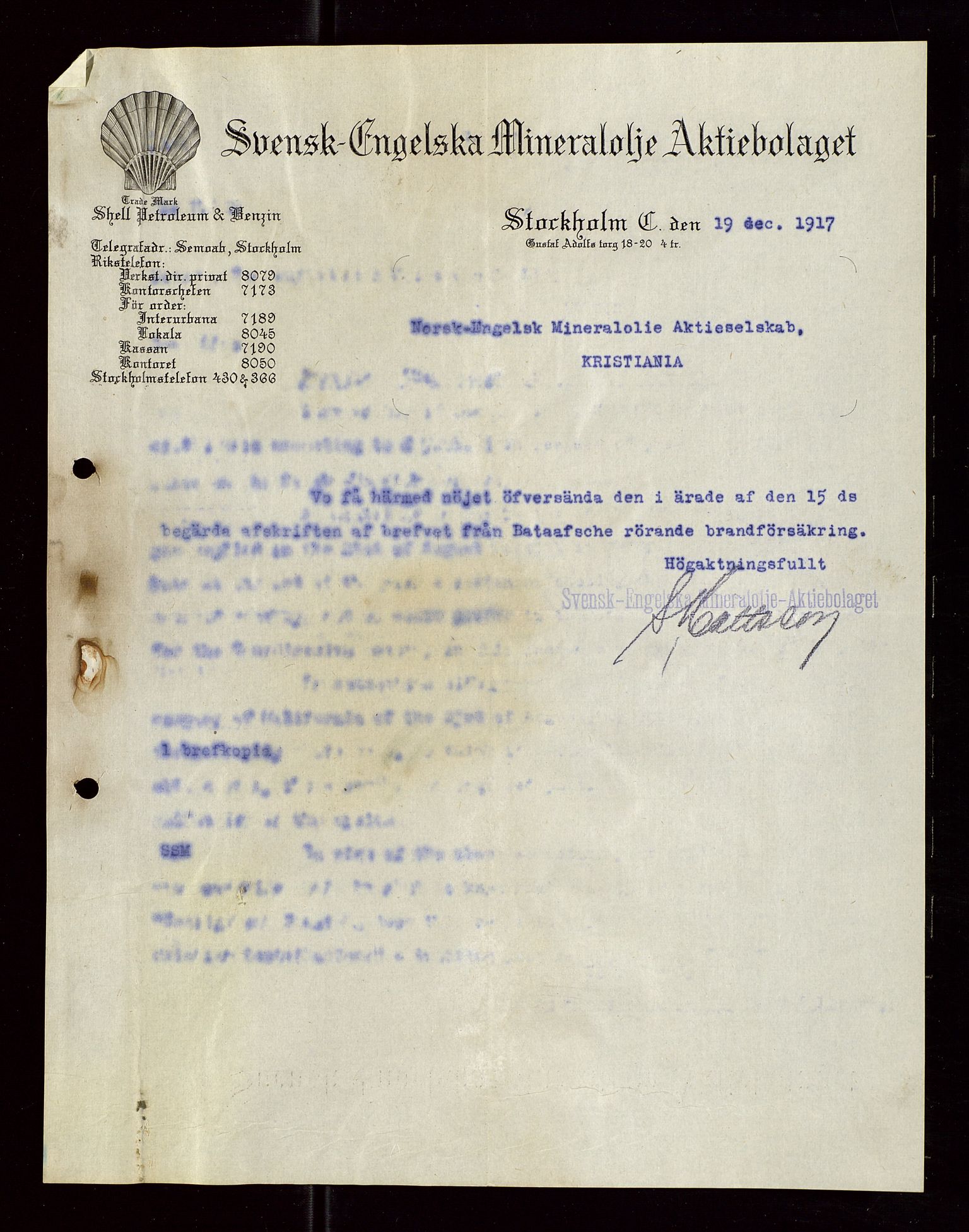 Pa 1521 - A/S Norske Shell, AV/SAST-A-101915/E/Ea/Eaa/L0006: Sjefskorrespondanse, 1918, p. 380