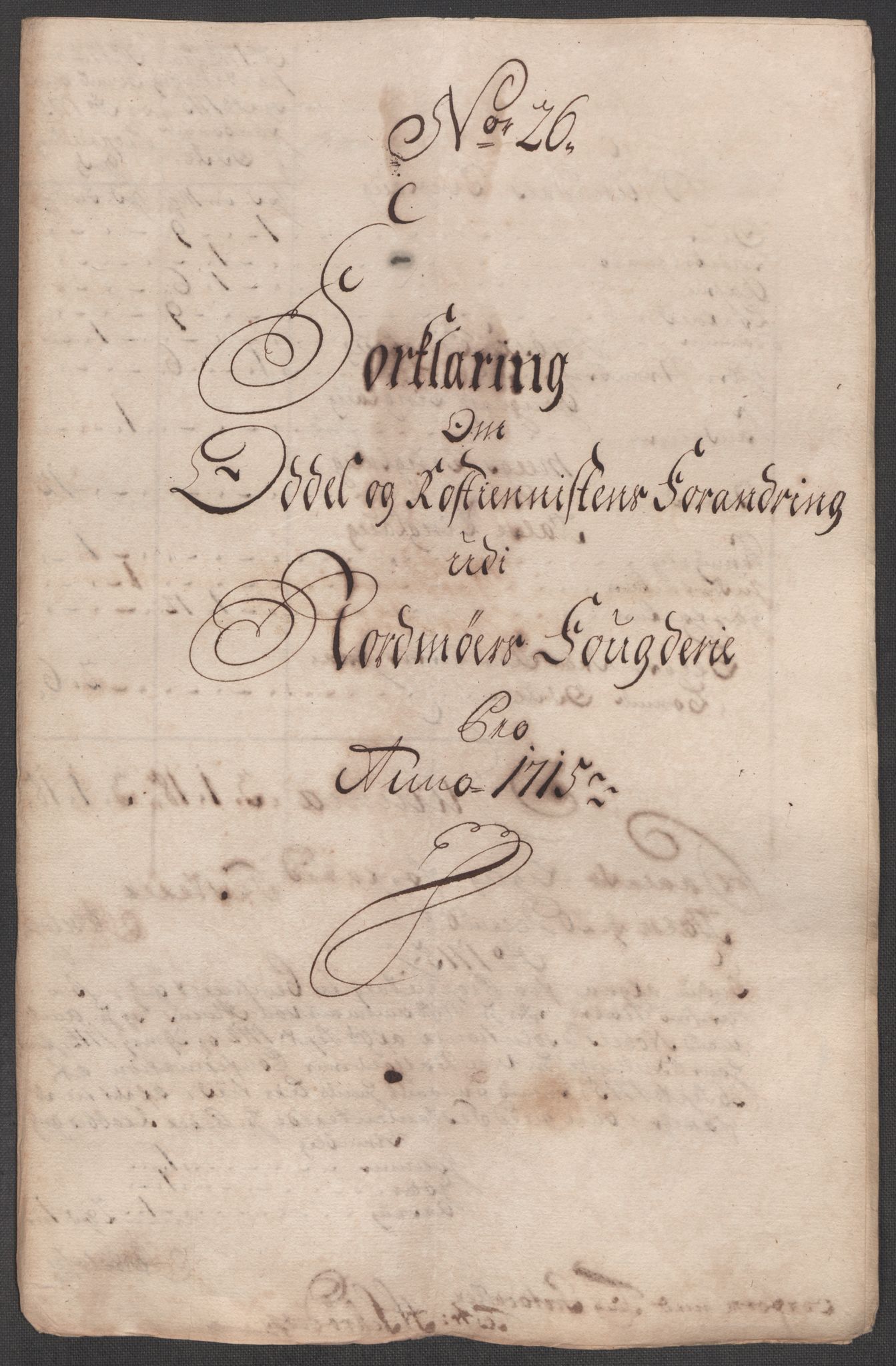 Rentekammeret inntil 1814, Reviderte regnskaper, Fogderegnskap, AV/RA-EA-4092/R56/L3748: Fogderegnskap Nordmøre, 1714-1715, p. 527