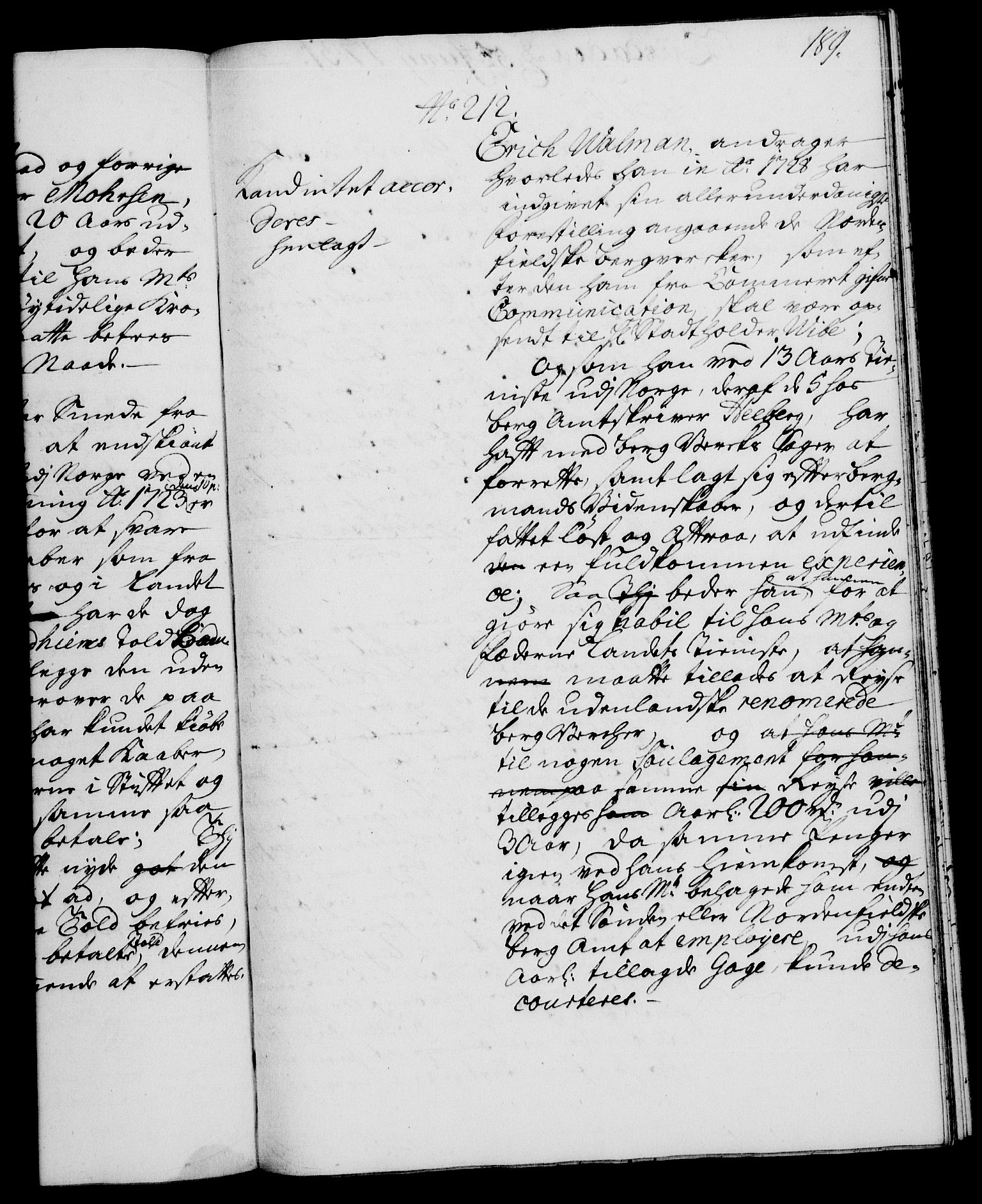 Rentekammeret, Kammerkanselliet, RA/EA-3111/G/Gh/Gha/L0013: Norsk ekstraktmemorialprotokoll (merket RK 53.58), 1731, p. 189