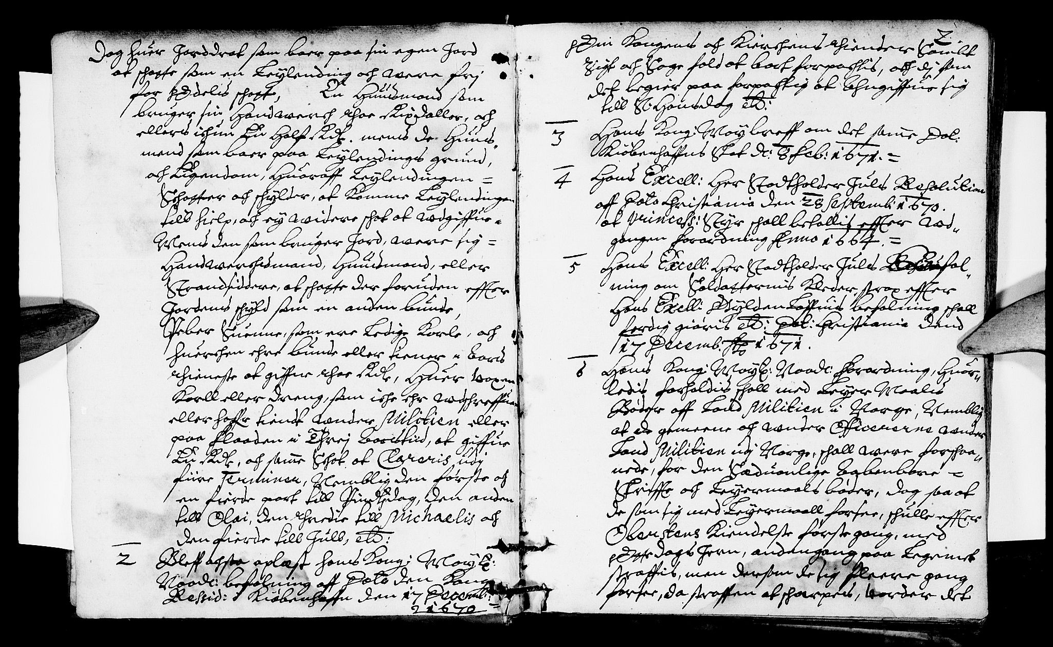 Sorenskriverier i Gudbrandsdalen, SAH/TING-036/G/Gb/Gba/L0008: Tingbok - Nord-Gudbrandsdal, 1671, p. 1b-2a