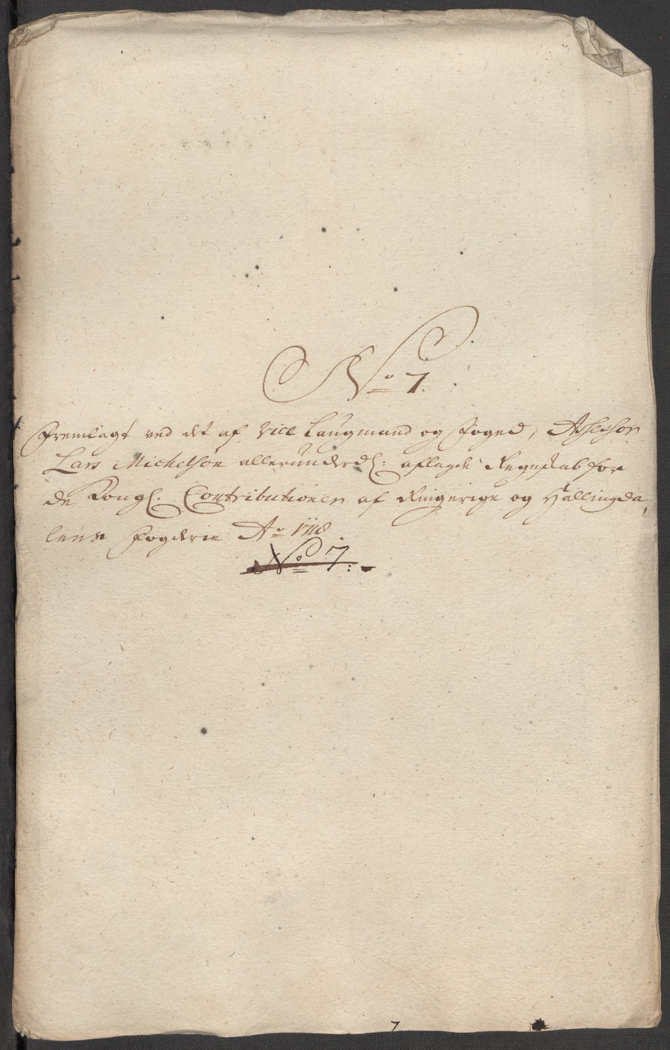 Rentekammeret inntil 1814, Reviderte regnskaper, Fogderegnskap, RA/EA-4092/R23/L1476: Fogderegnskap Ringerike og Hallingdal, 1718, p. 75