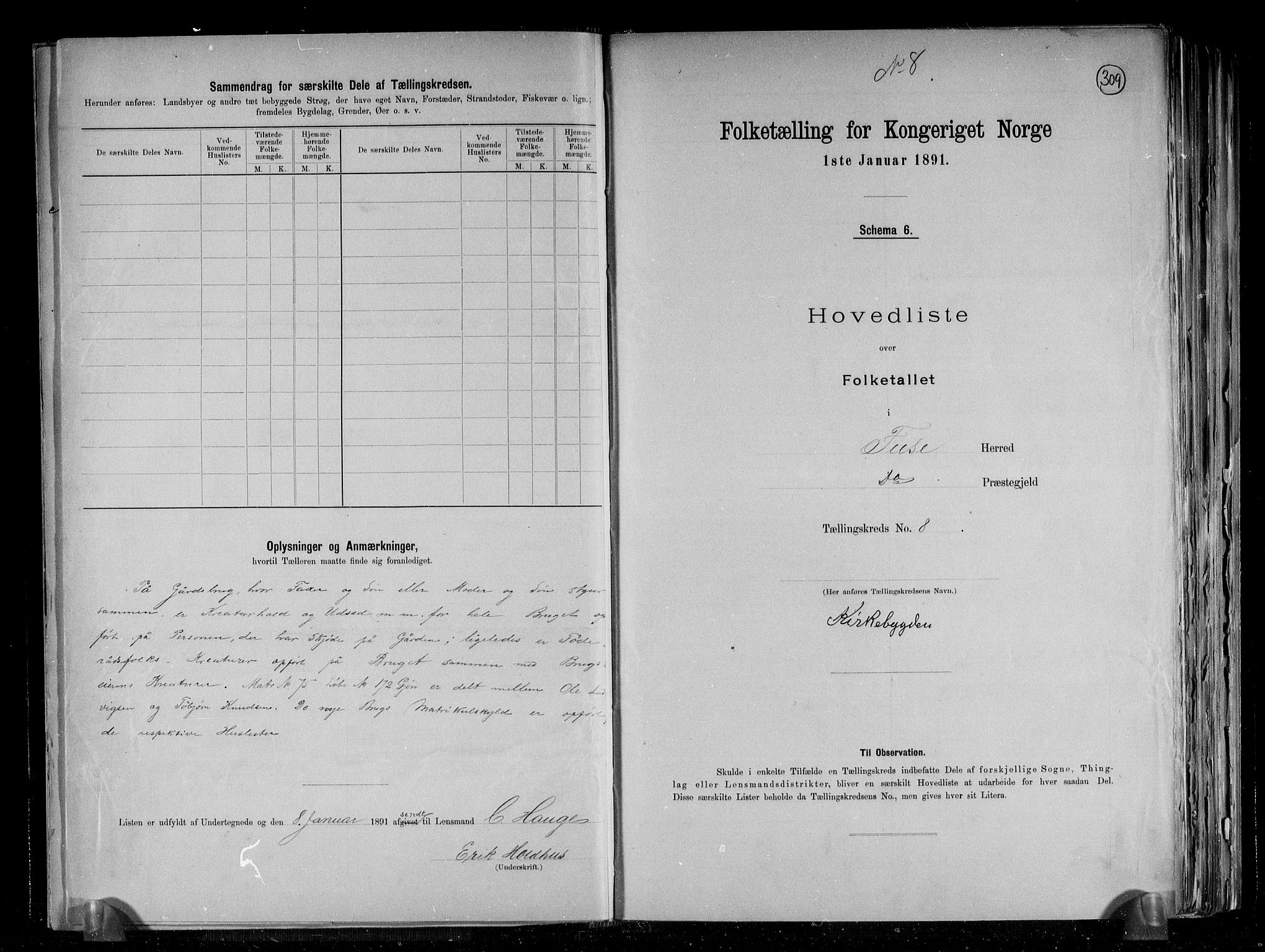 RA, 1891 census for 1241 Fusa, 1891, p. 18