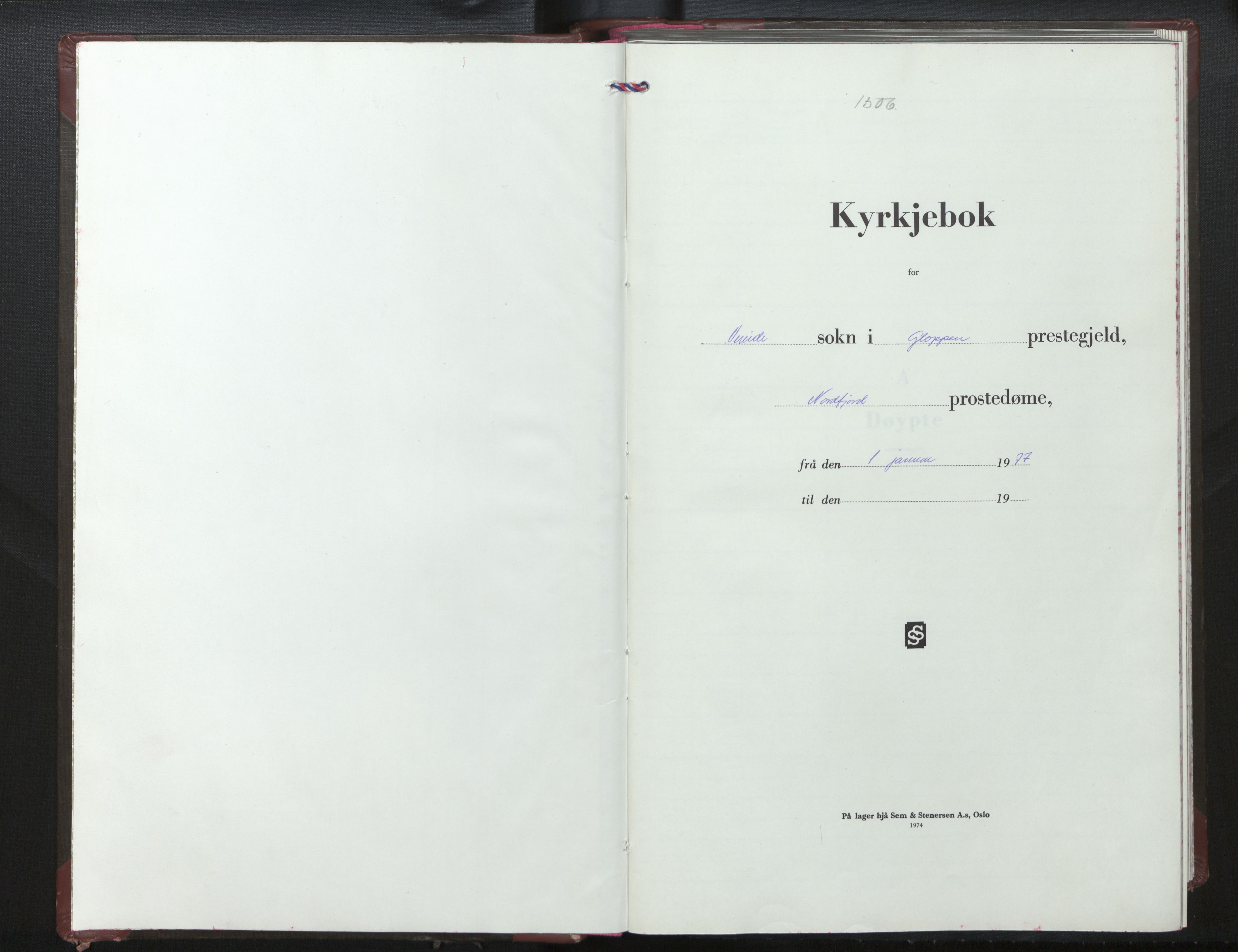 Gloppen sokneprestembete, SAB/A-80101/H/Hab/Habb/L0007: Parish register (copy) no. B 7, 1977-1991