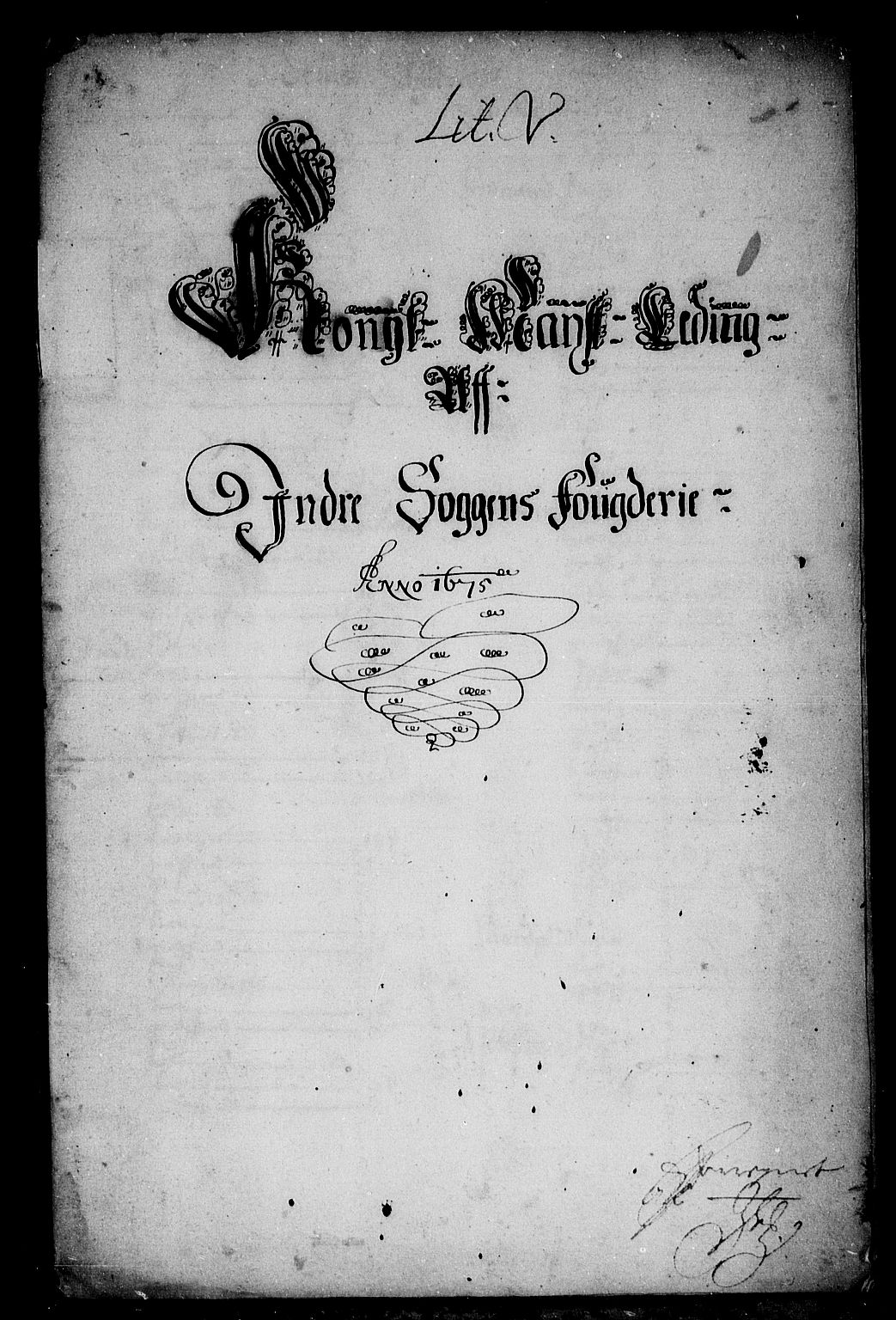 Rentekammeret inntil 1814, Reviderte regnskaper, Stiftamtstueregnskaper, Bergen stiftamt, AV/RA-EA-6043/R/Rc/L0043: Bergen stiftamt, 1675-1676