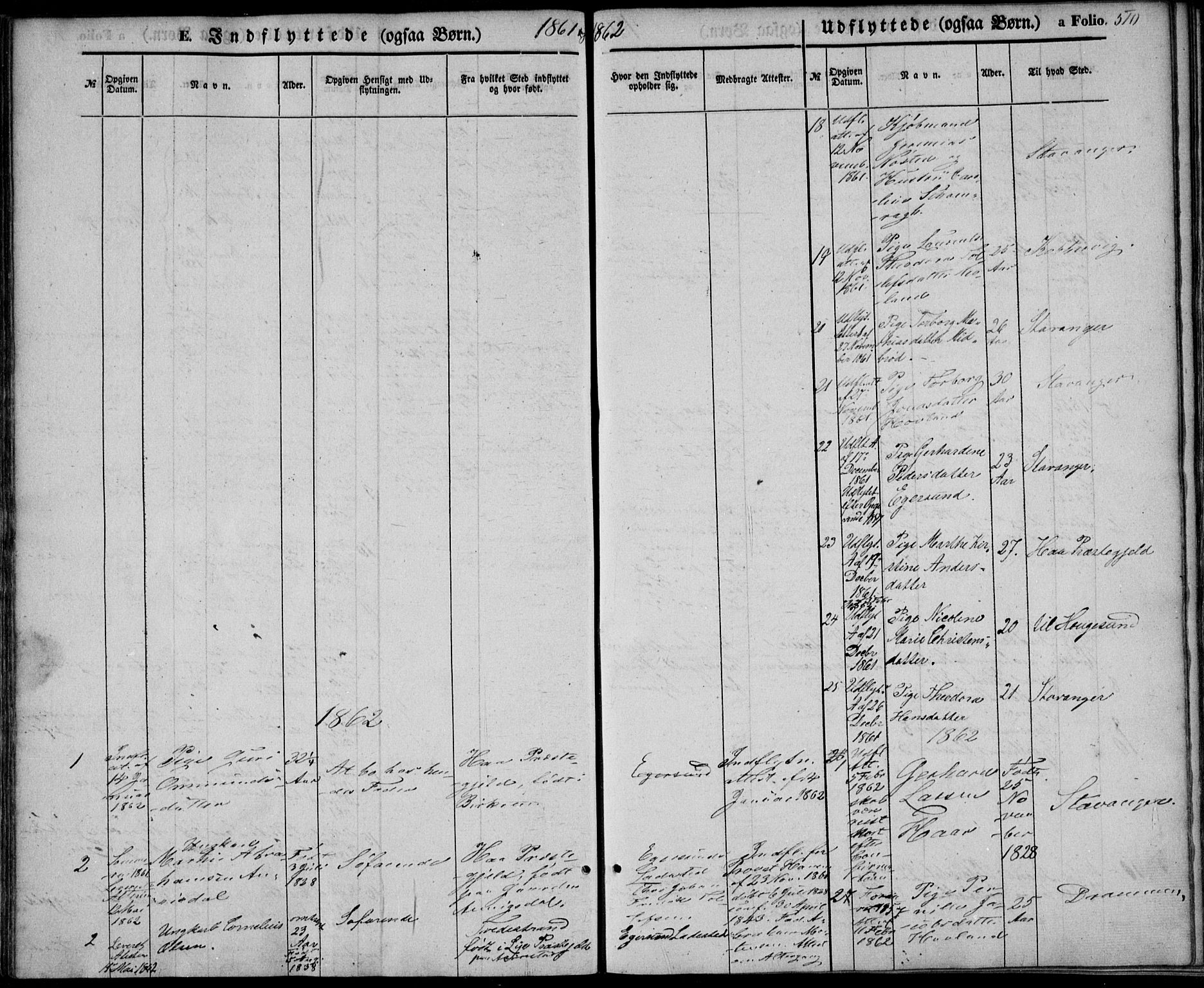 Eigersund sokneprestkontor, SAST/A-101807/S08/L0013: Parish register (official) no. A 12.2, 1850-1865, p. 510