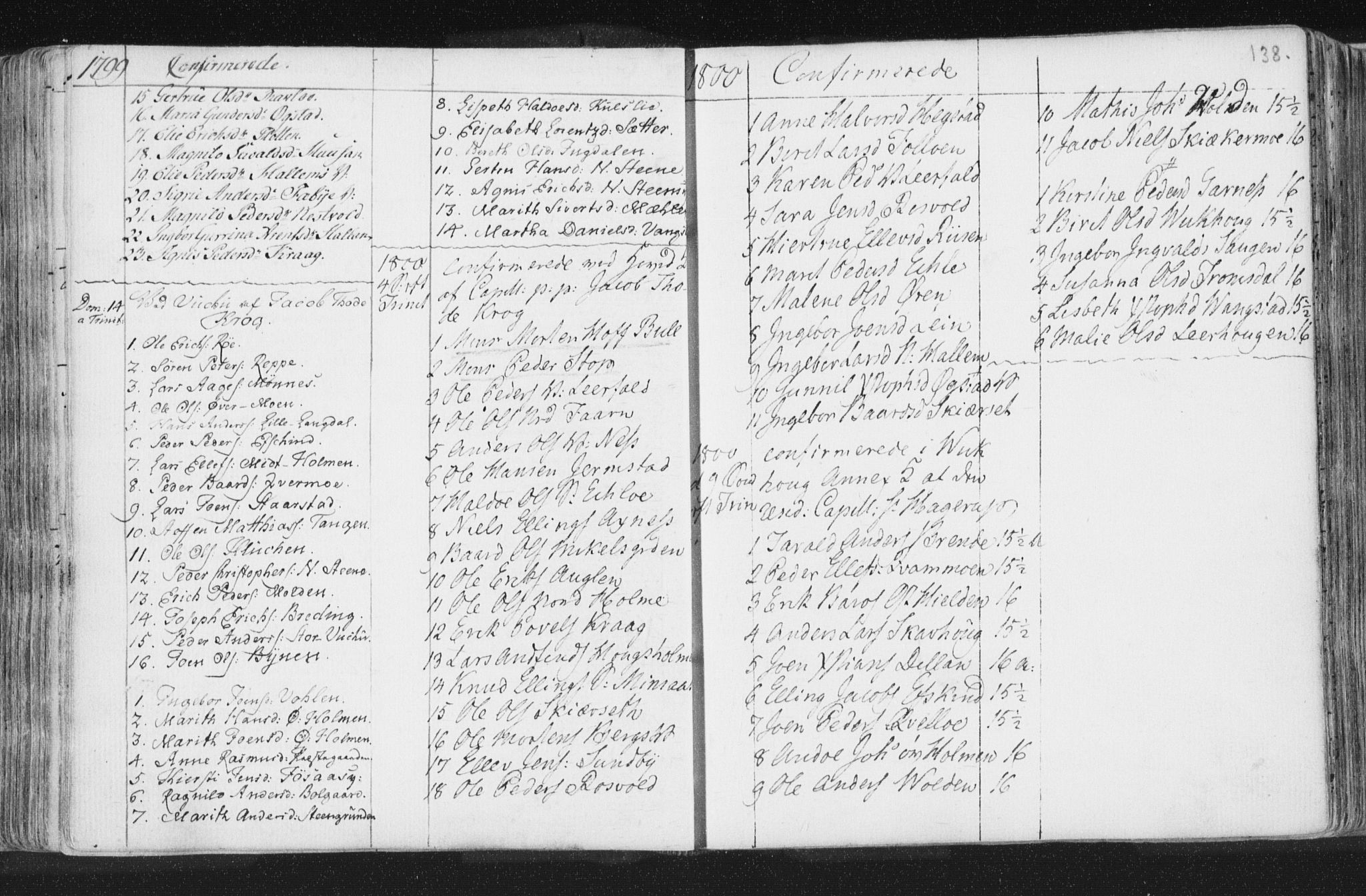 Ministerialprotokoller, klokkerbøker og fødselsregistre - Nord-Trøndelag, SAT/A-1458/723/L0232: Parish register (official) no. 723A03, 1781-1804, p. 138