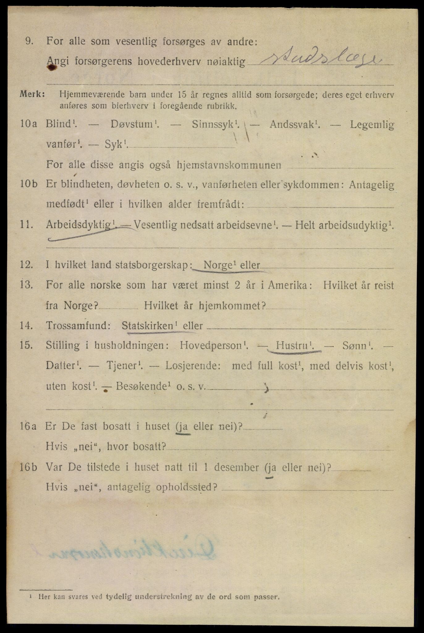 SAKO, 1920 census for Larvik, 1920, p. 21661