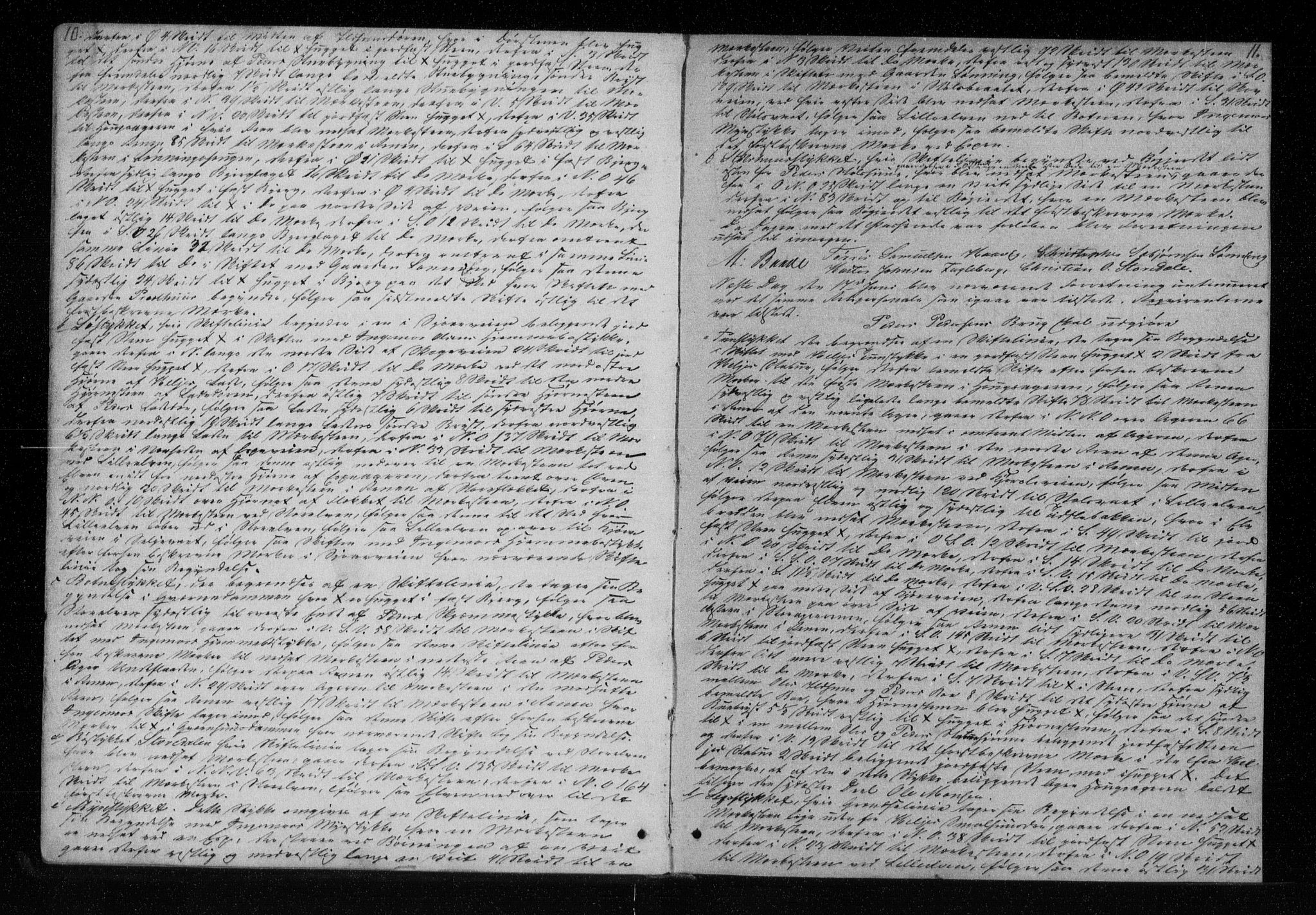 Sunnhordland sorenskrivar, AV/SAB-A-2401/1/F/Fb/Fba/L0003: Ekstrarettsprotokoll, 1840-1848, p. 10-11