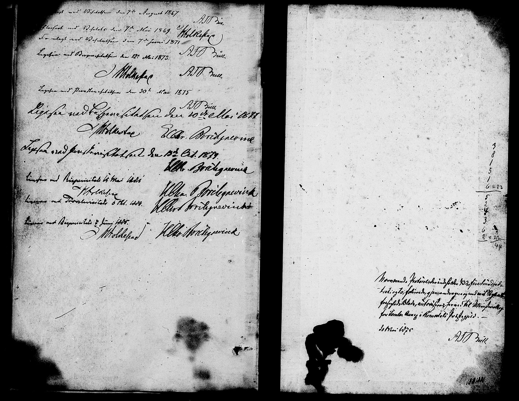 Romedal prestekontor, SAH/PREST-004/K/L0006: Parish register (official) no. 6, 1866-1886