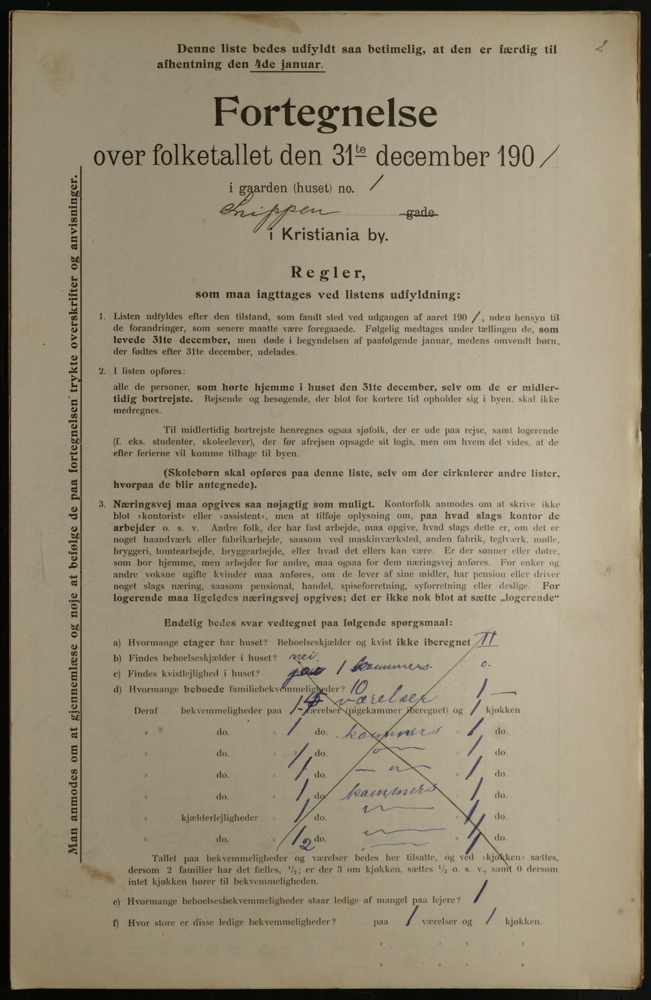 OBA, Municipal Census 1901 for Kristiania, 1901, p. 15102