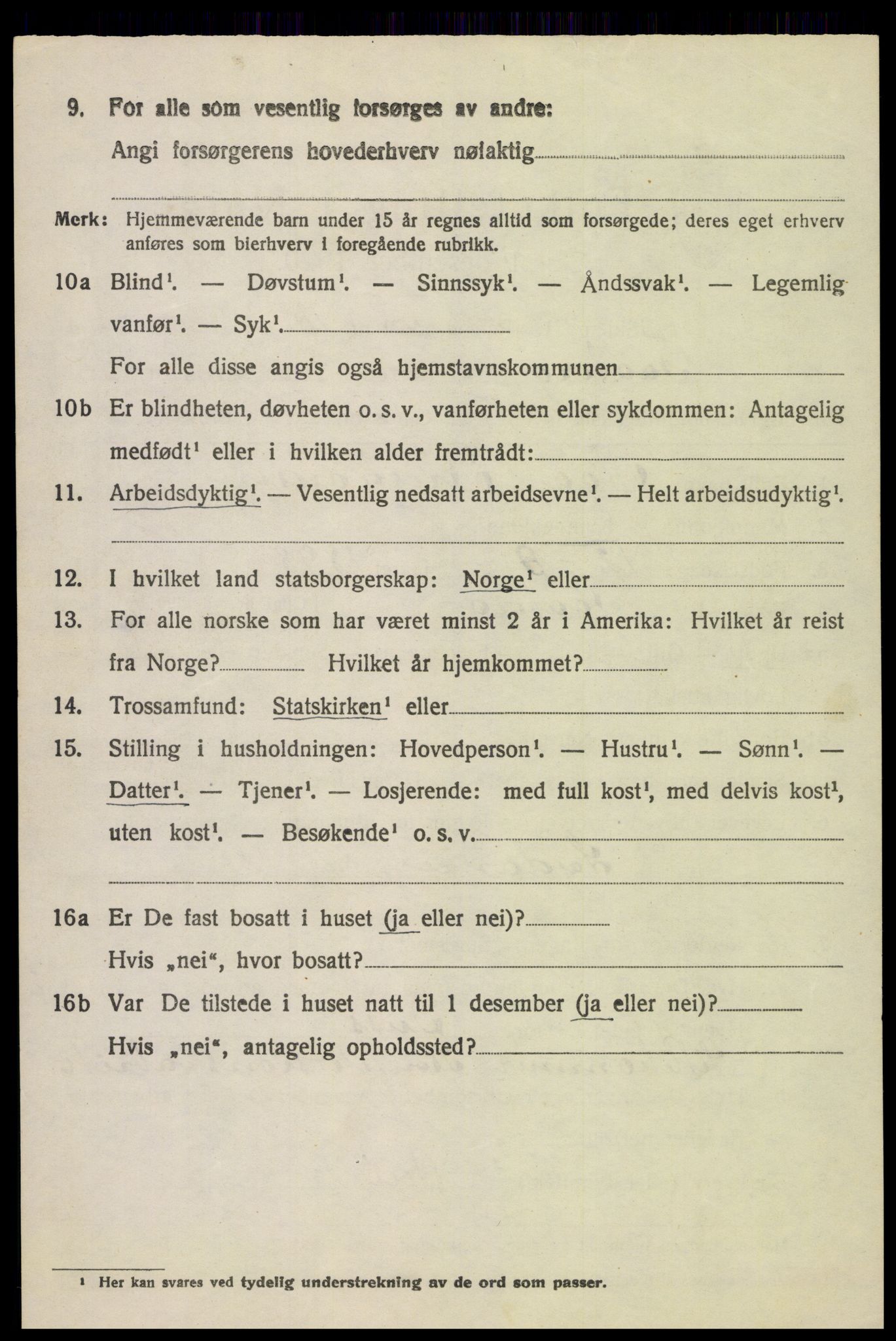 SAH, 1920 census for Fåberg, 1920, p. 8011
