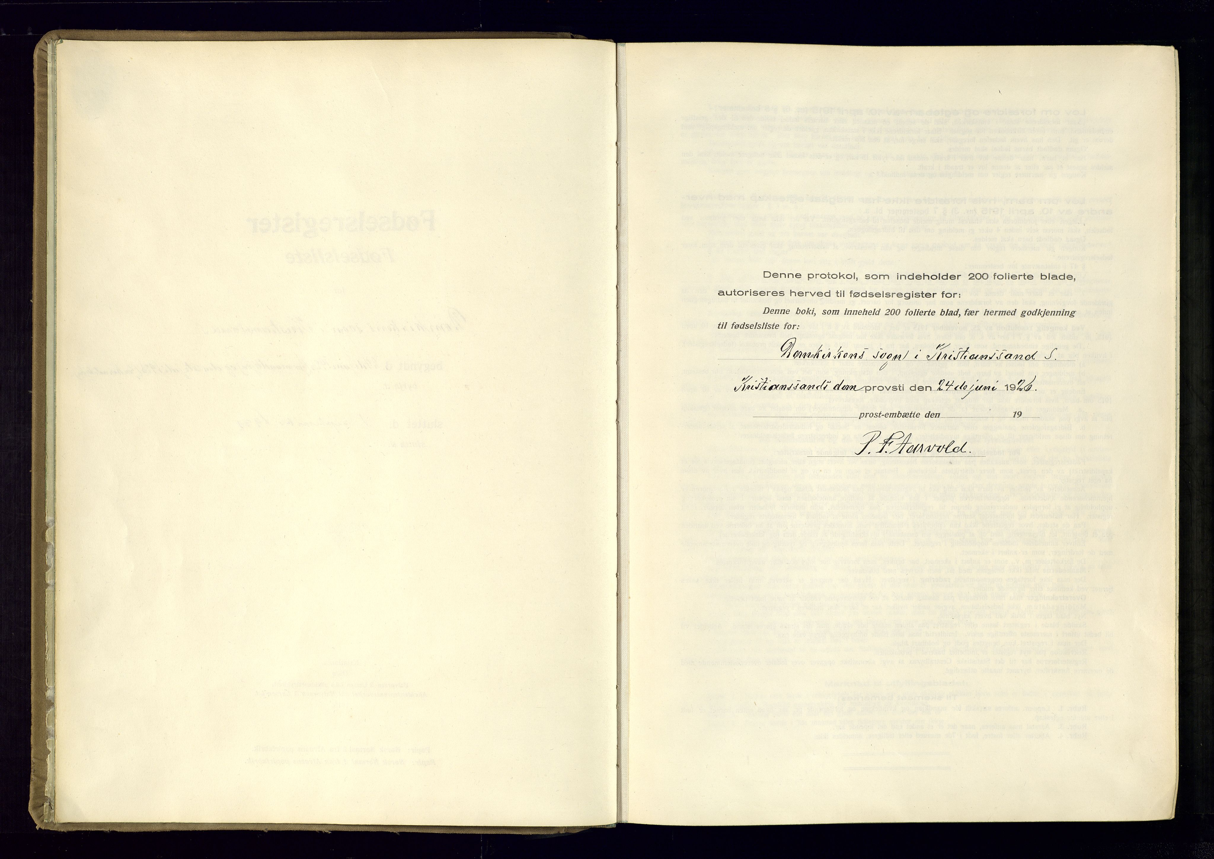 Kristiansand domprosti, AV/SAK-1112-0006/J/Jc/L0003: Birth register no. A-VI-47, 1926-1931