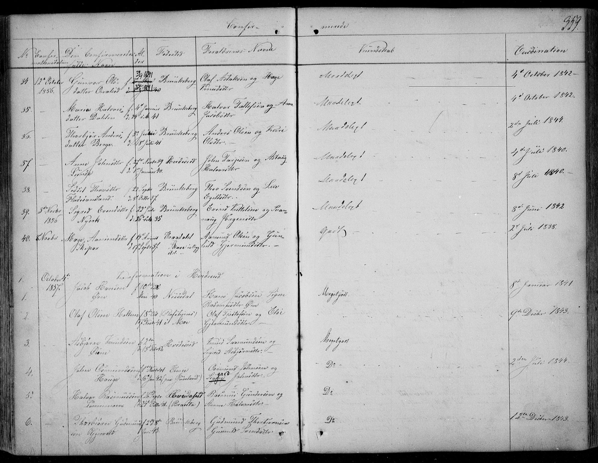 Kviteseid kirkebøker, SAKO/A-276/F/Fa/L0006: Parish register (official) no. I 6, 1836-1858, p. 359