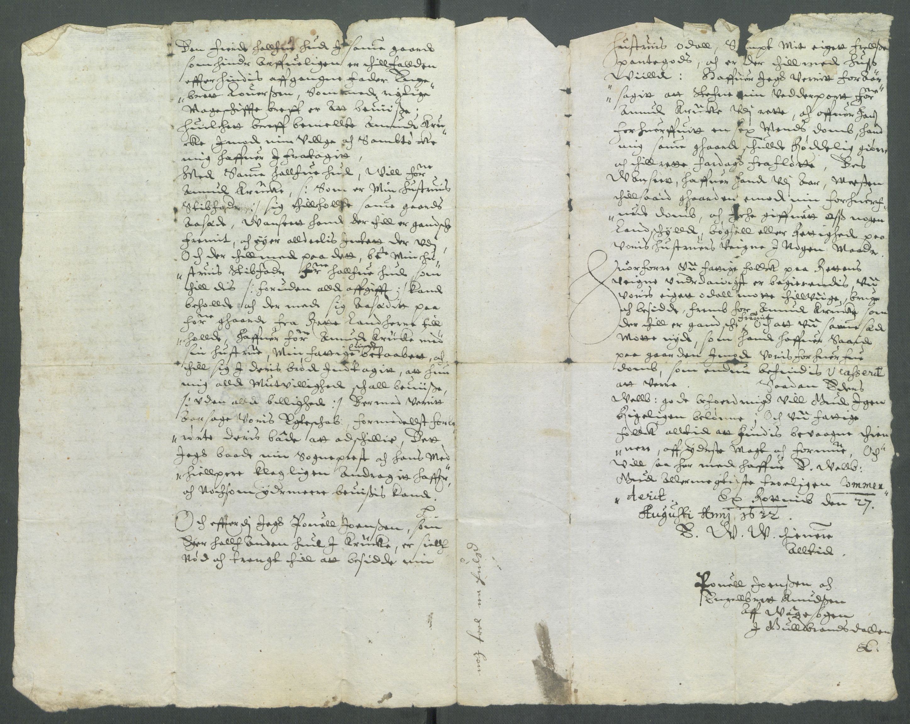 Riksarkivets diplomsamling, AV/RA-EA-5965/F02/L0143: Dokumenter, 1632, p. 41