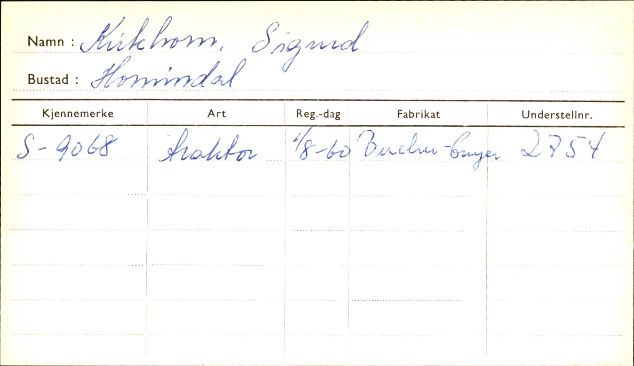 Statens vegvesen, Sogn og Fjordane vegkontor, SAB/A-5301/4/F/L0001B: Eigarregister Fjordane til 1.6.1961, 1930-1961, p. 72