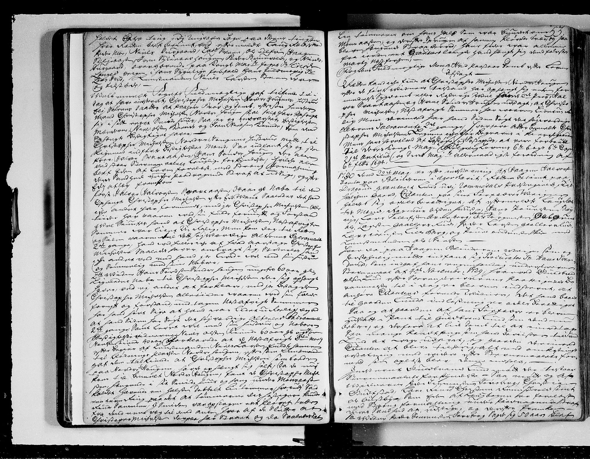Hedemarken sorenskriveri, SAH/TING-034/G/Gb/L0042: Tingbok, 1729-1732, p. 52b-53a