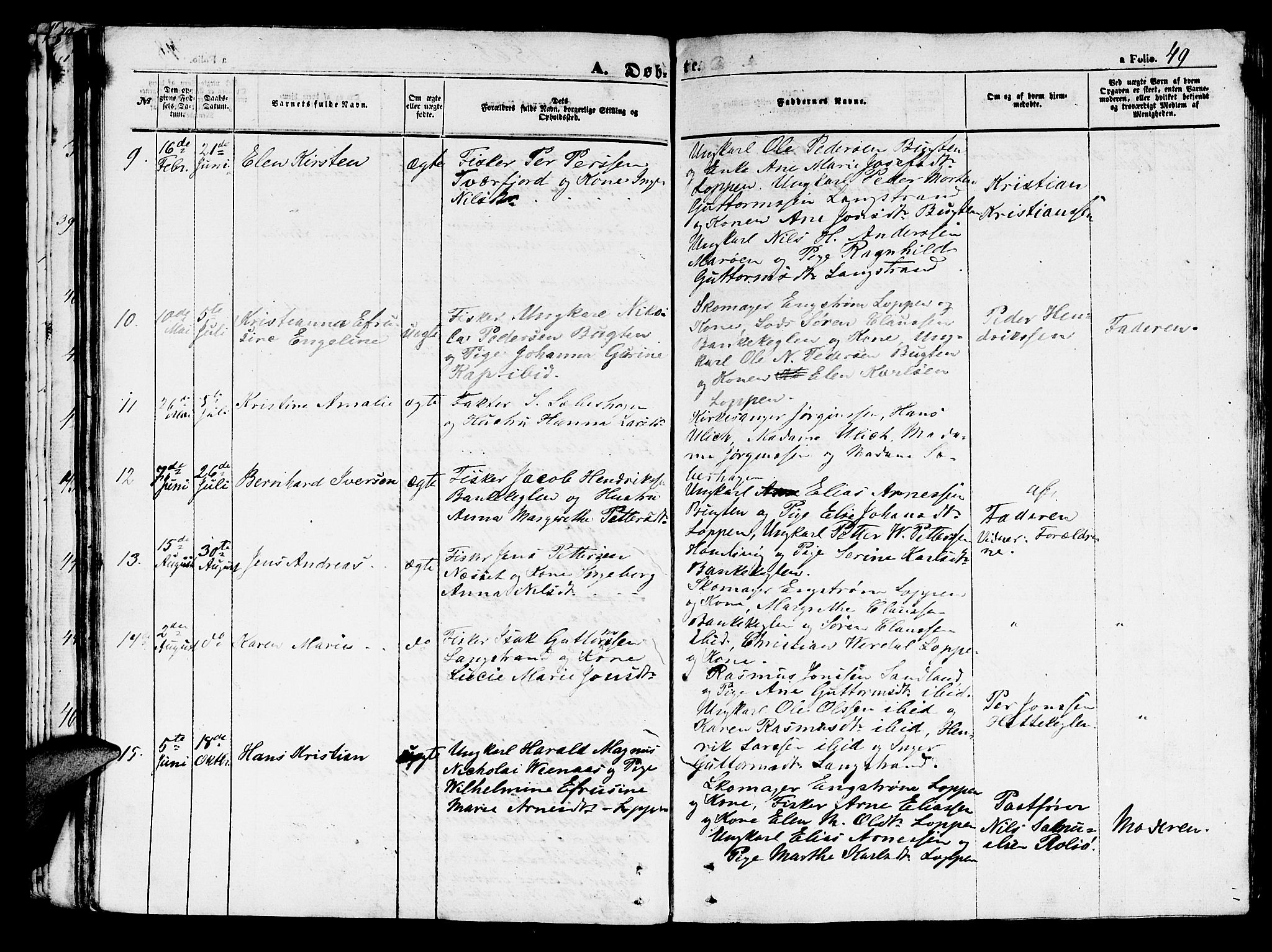 Loppa sokneprestkontor, AV/SATØ-S-1339/H/Hb/L0002klokker: Parish register (copy) no. 2, 1850-1880, p. 49