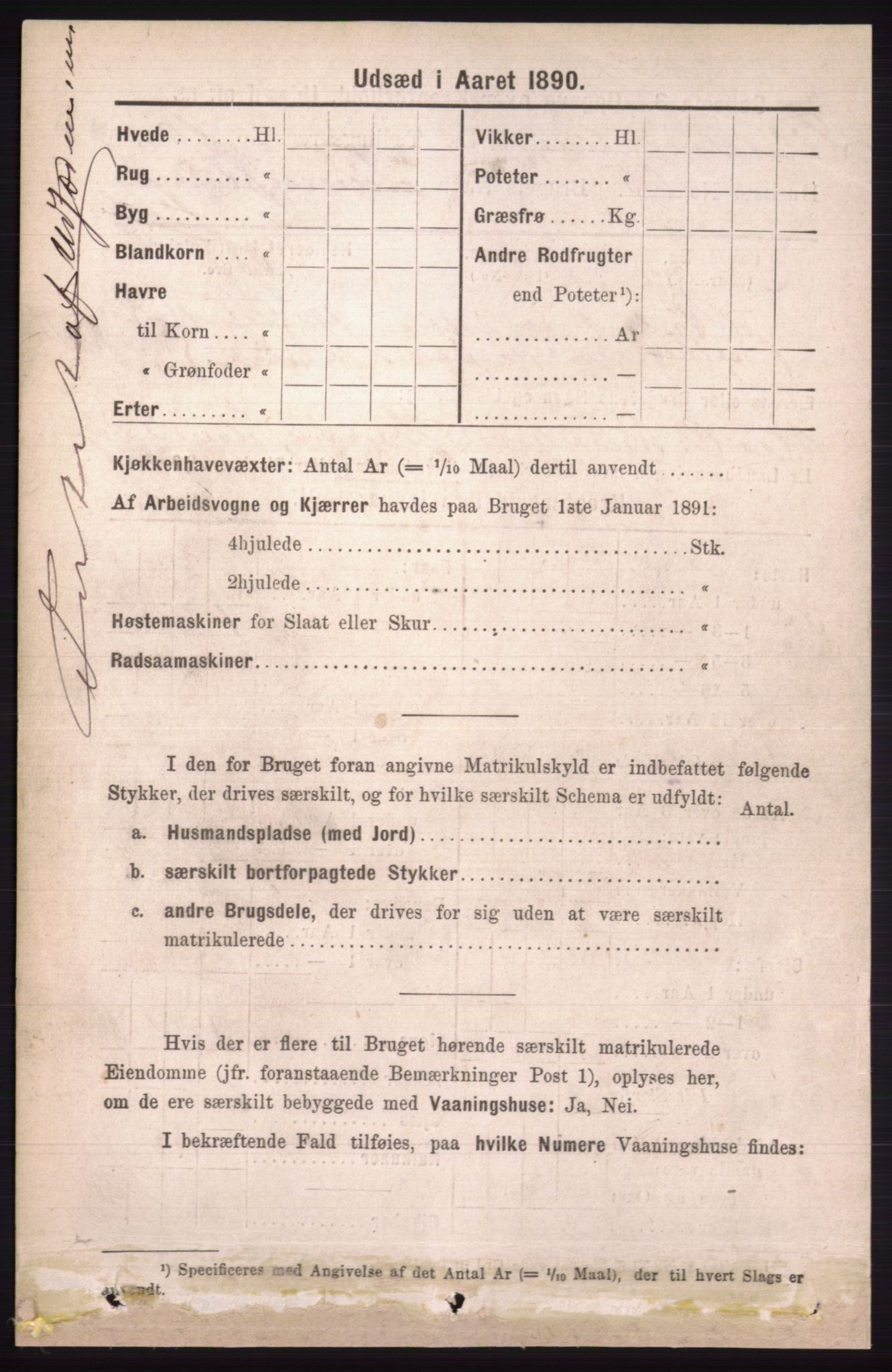 RA, 1891 census for 0438 Lille Elvedalen, 1891, p. 4983