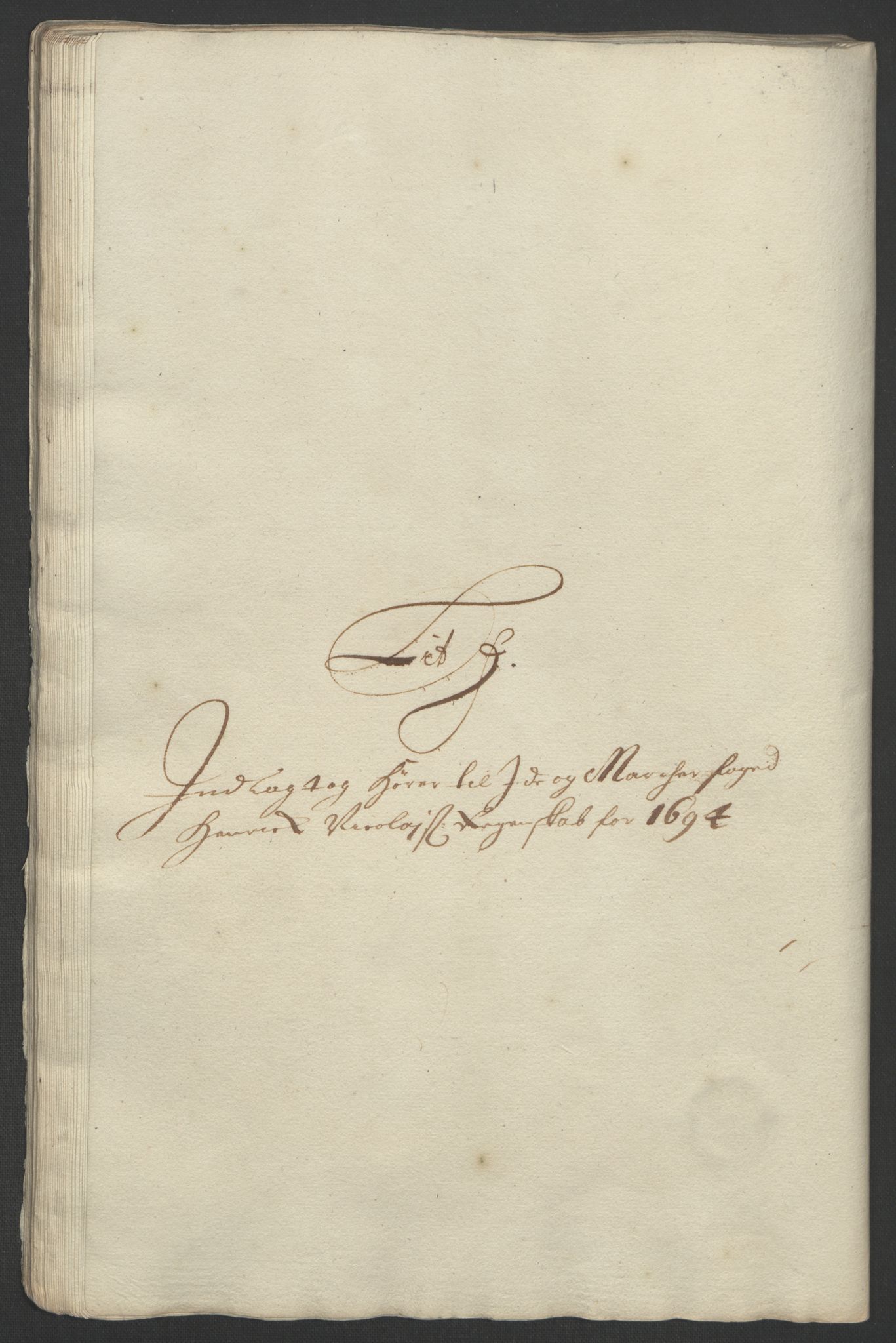 Rentekammeret inntil 1814, Reviderte regnskaper, Fogderegnskap, RA/EA-4092/R01/L0012: Fogderegnskap Idd og Marker, 1694-1695, p. 101
