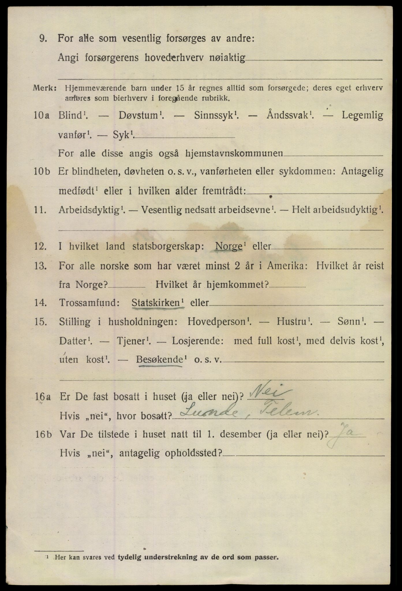 SAKO, 1920 census for Holla, 1920, p. 1780