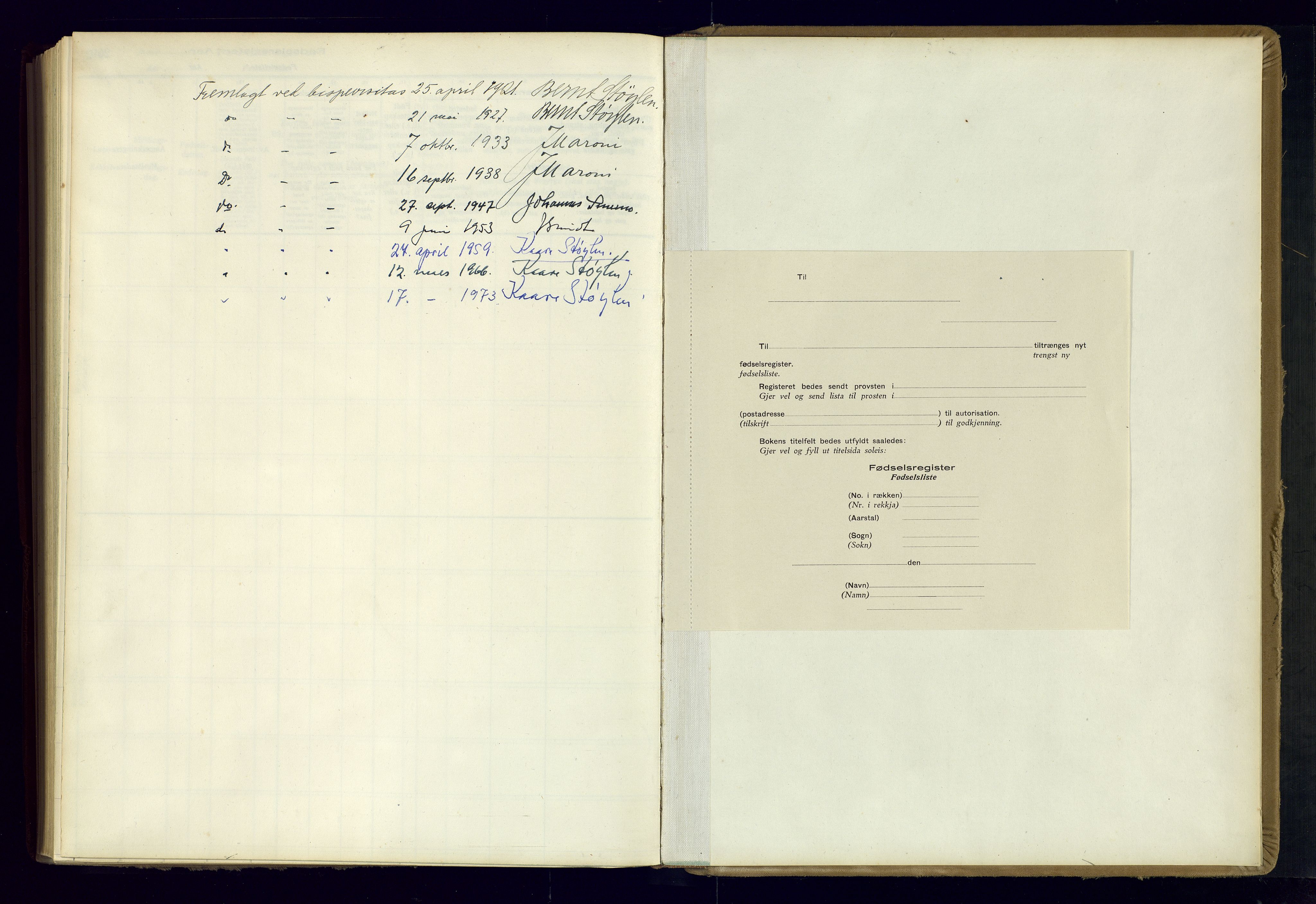 Bakke sokneprestkontor, AV/SAK-1111-0002/J/Ja/L0001: Birth register no. A-VI-18, 1916-1982