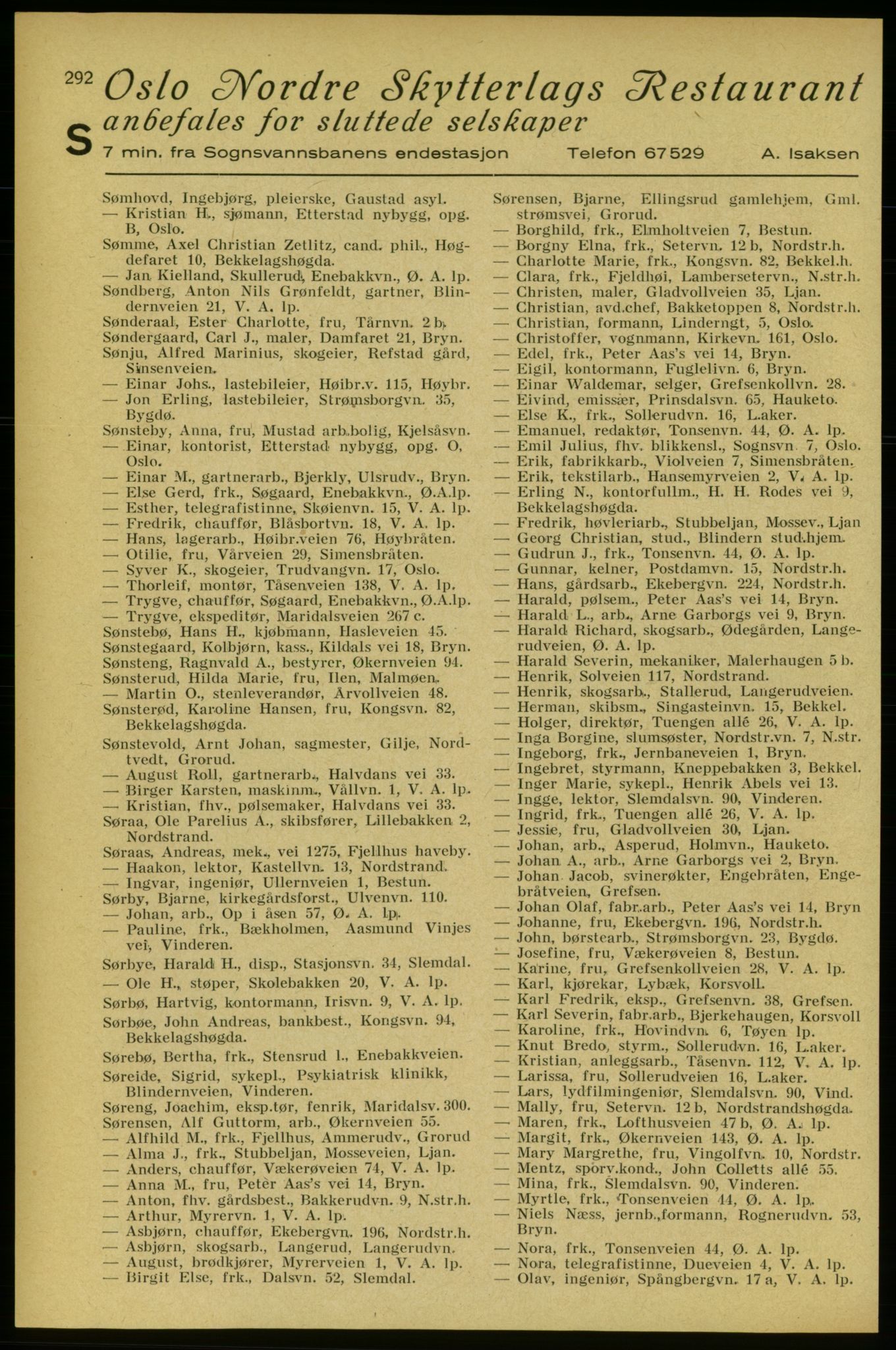 Aker adressebok/adressekalender, PUBL/001/A/005: Aker adressebok, 1934-1935, p. 292