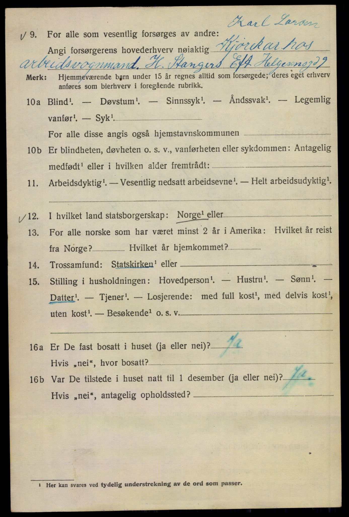 SAO, 1920 census for Kristiania, 1920, p. 432896