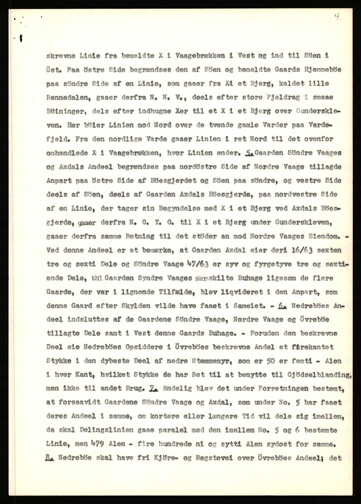 Statsarkivet i Stavanger, AV/SAST-A-101971/03/Y/Yj/L0001: Avskrifter sortert etter gårdsnavn: Abeland - Alvs-Eike, 1750-1930, p. 134