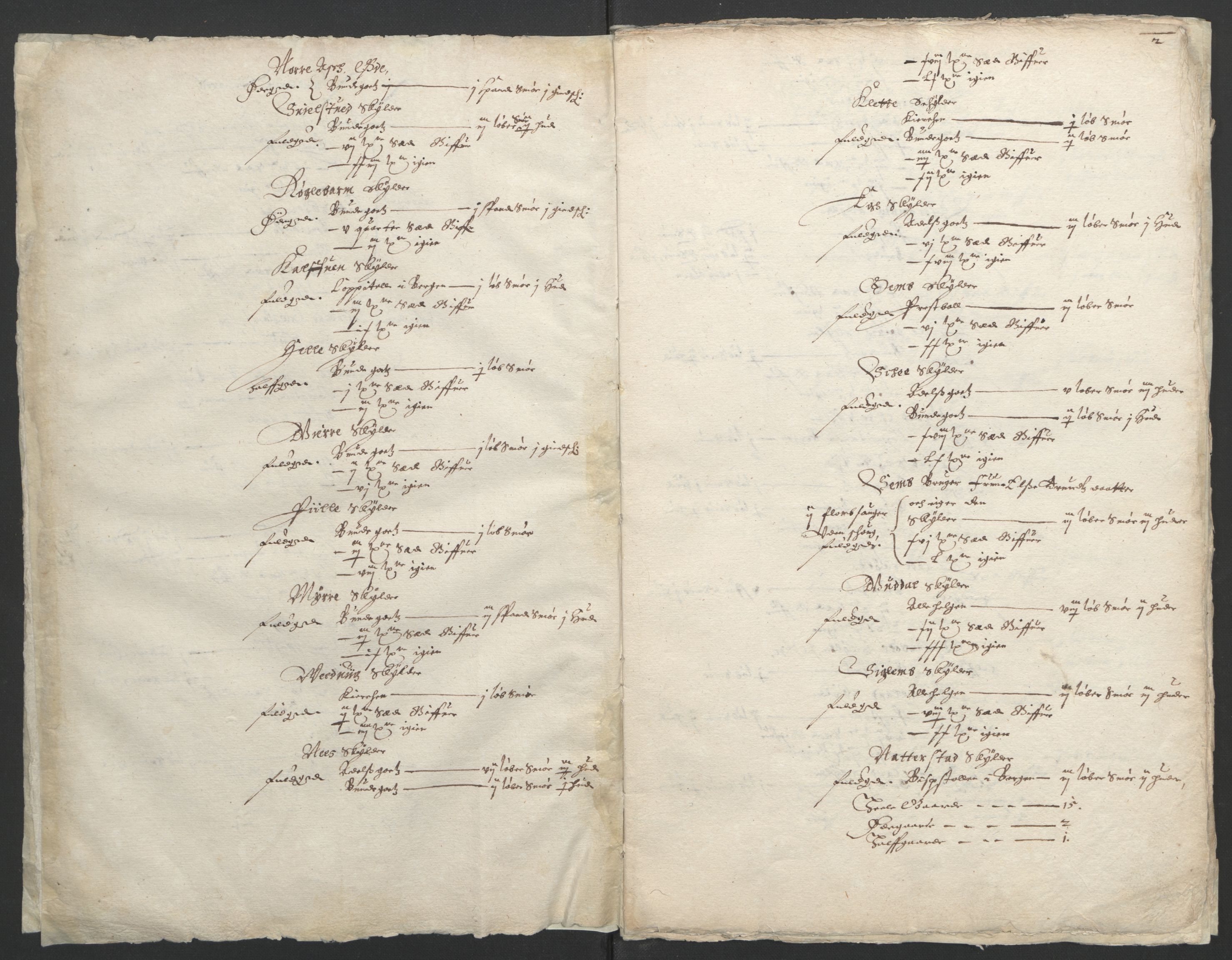 Stattholderembetet 1572-1771, AV/RA-EA-2870/Ek/L0004/0001: Jordebøker til utlikning av garnisonsskatt 1624-1626: / Jordebøker for Bergenhus len, 1626, p. 6