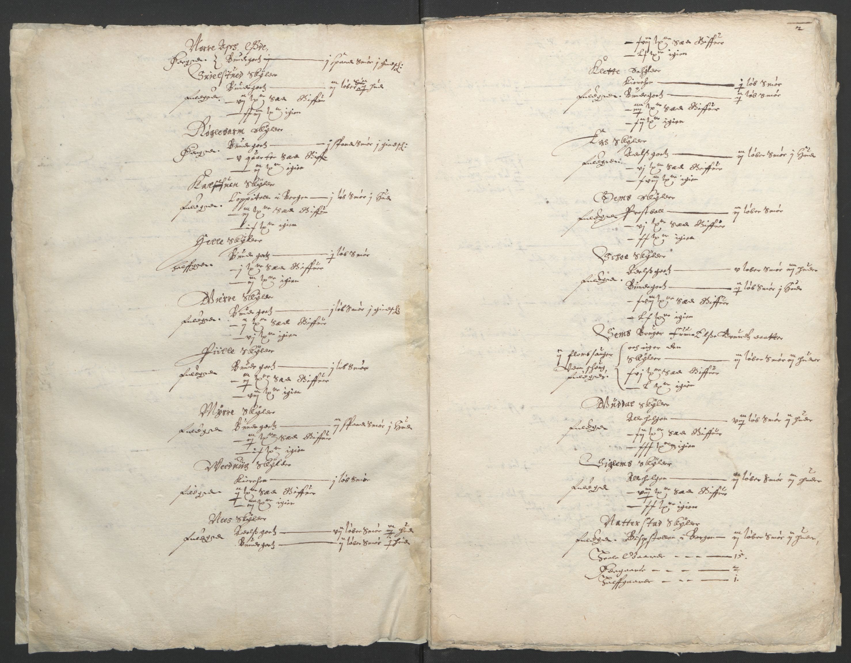 Stattholderembetet 1572-1771, RA/EA-2870/Ek/L0004/0001: Jordebøker til utlikning av garnisonsskatt 1624-1626: / Jordebøker for Bergenhus len, 1626, p. 6