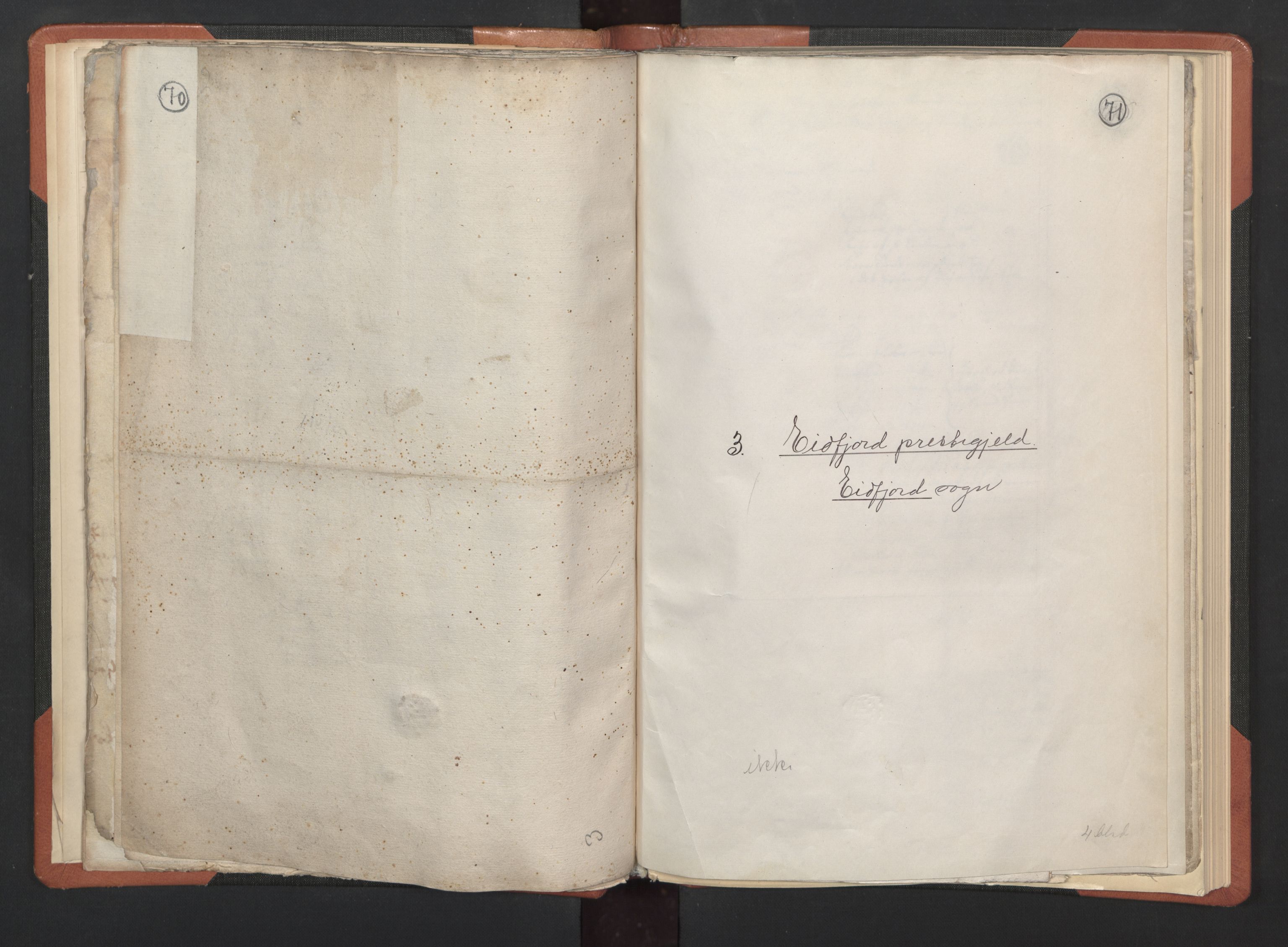 RA, Vicar's Census 1664-1666, no. 21: Hardanger deanery, 1664-1666, p. 70-71