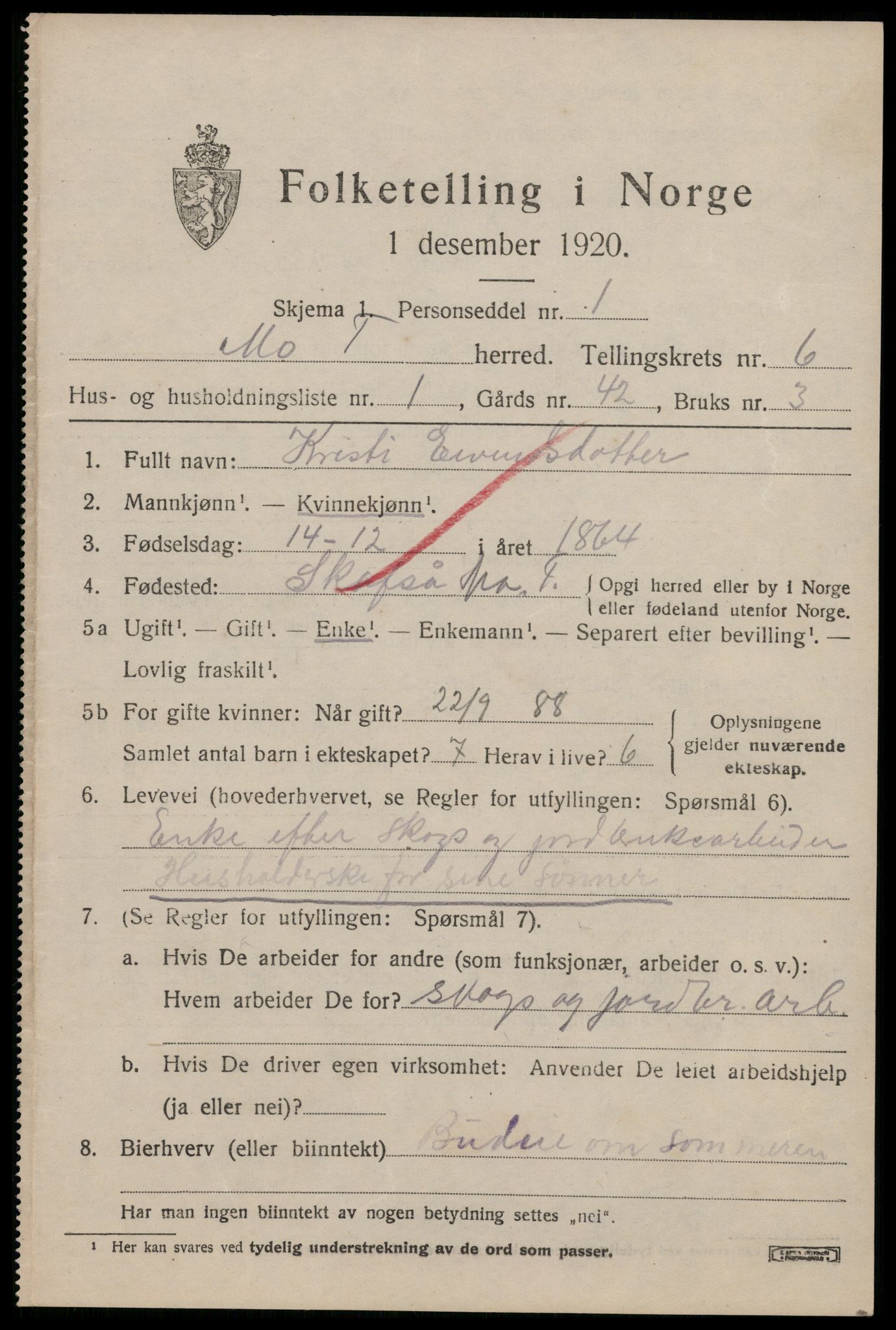 SAKO, 1920 census for Mo, 1920, p. 2176