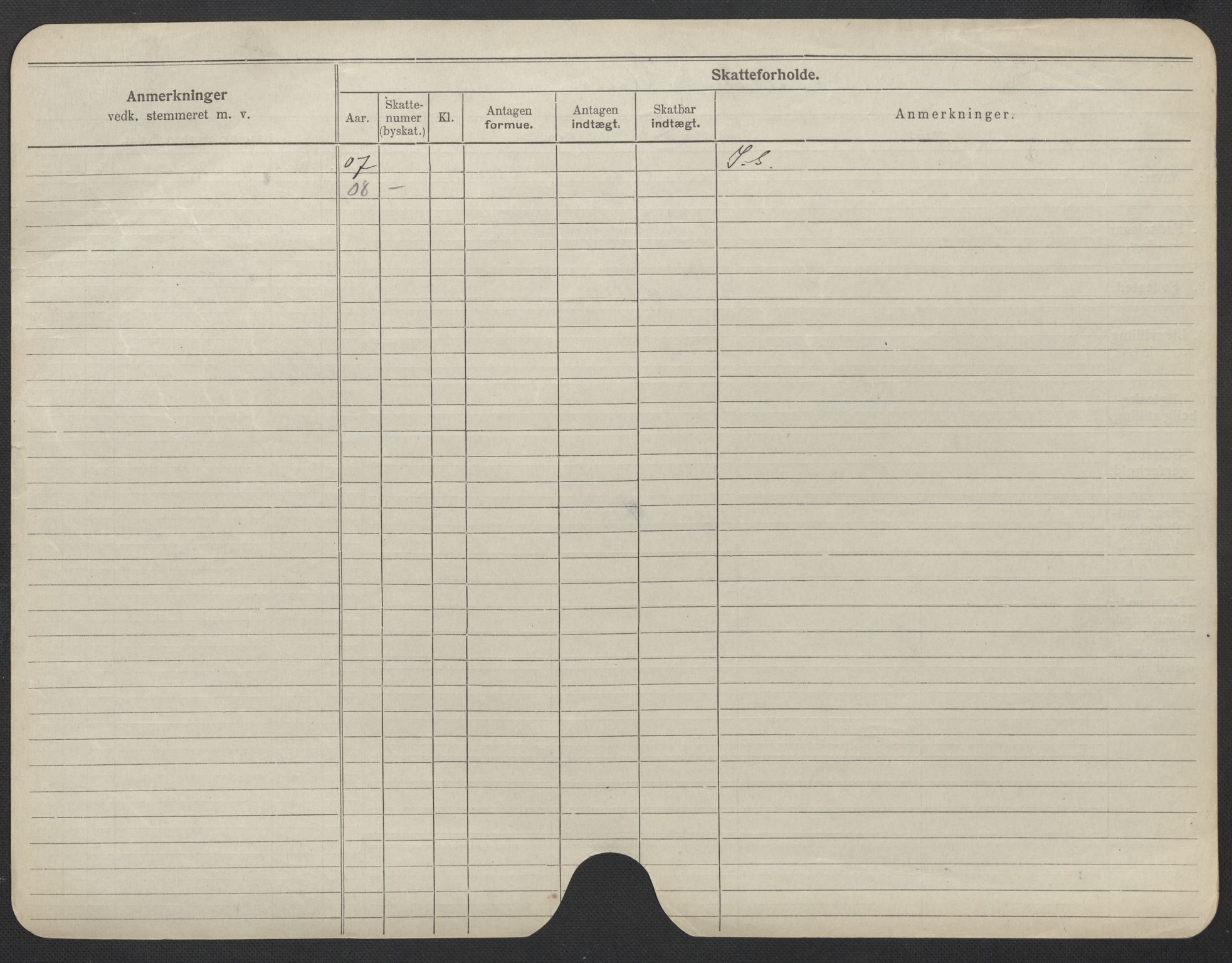 Oslo folkeregister, Registerkort, AV/SAO-A-11715/F/Fa/Fac/L0022: Kvinner, 1906-1914, p. 1100b