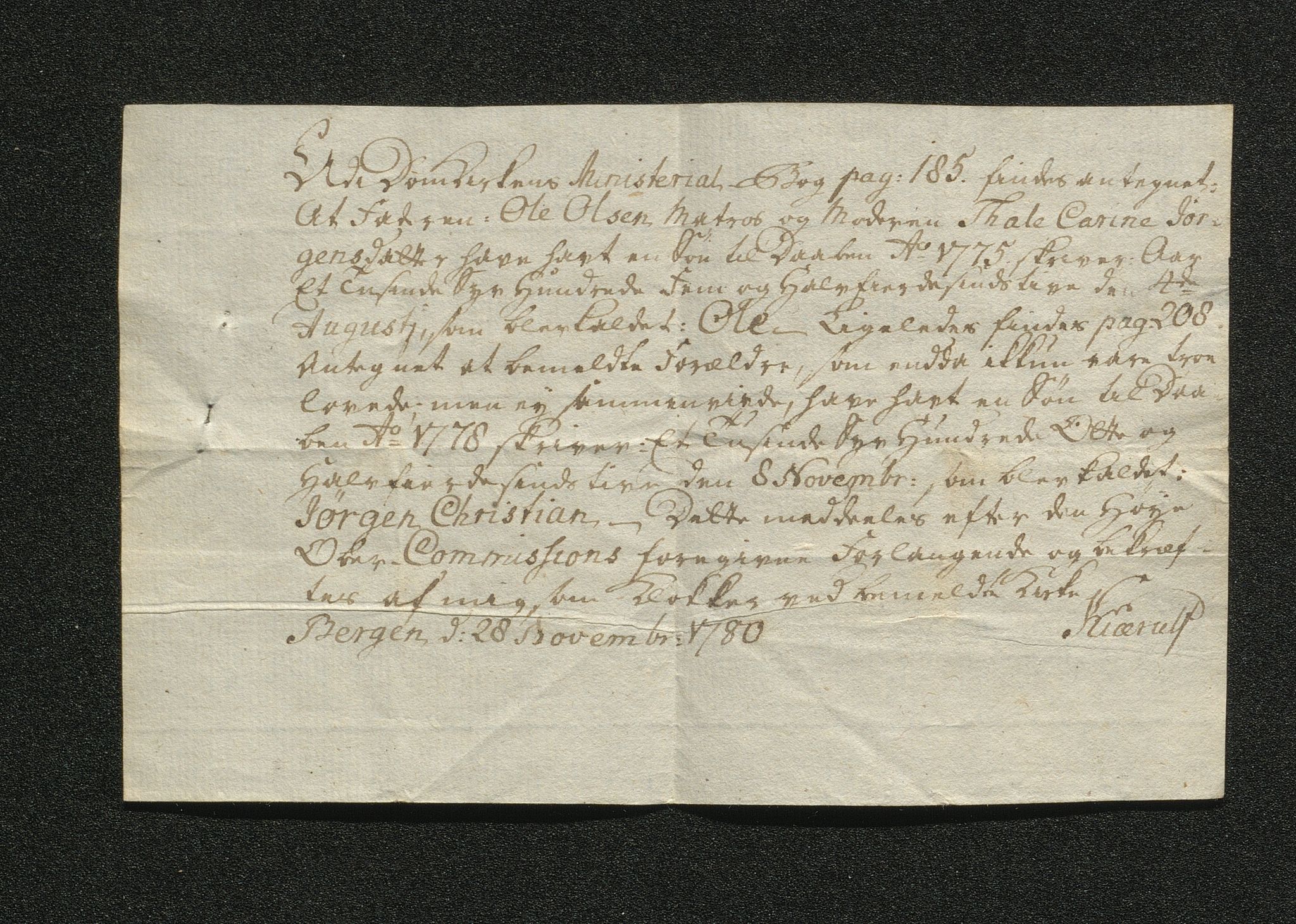 Overfattigkommisjonen i Bergen, AV/SAB-A-89001/F/L0001: Utdelingsbok for fattige i Domkirkesoknet, 1775-1780