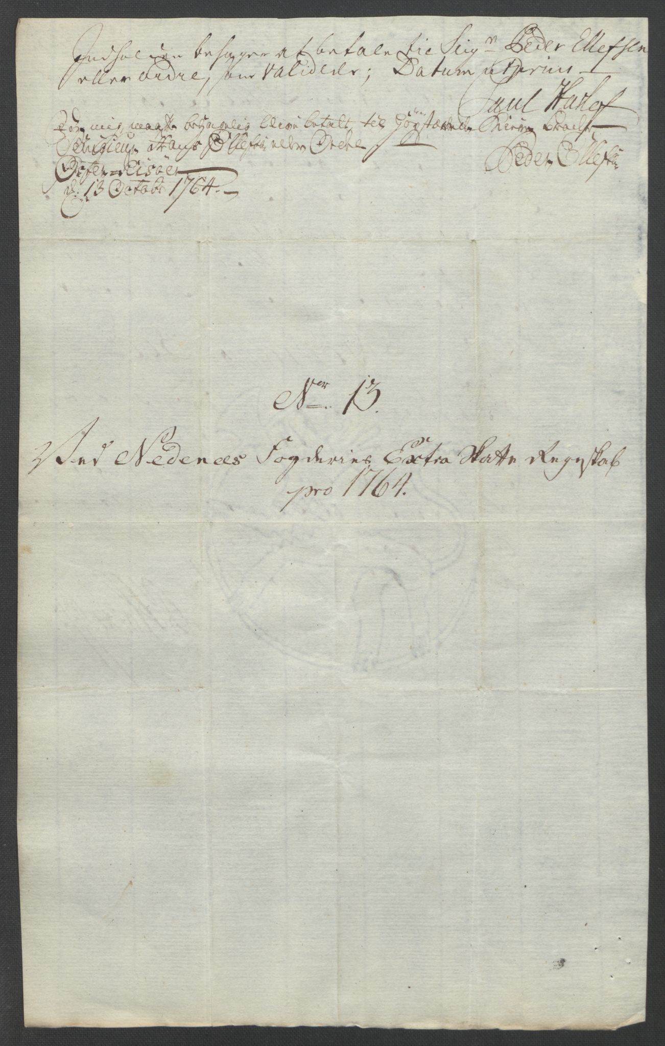 Rentekammeret inntil 1814, Reviderte regnskaper, Fogderegnskap, AV/RA-EA-4092/R39/L2424: Ekstraskatten Nedenes, 1762-1767, p. 120