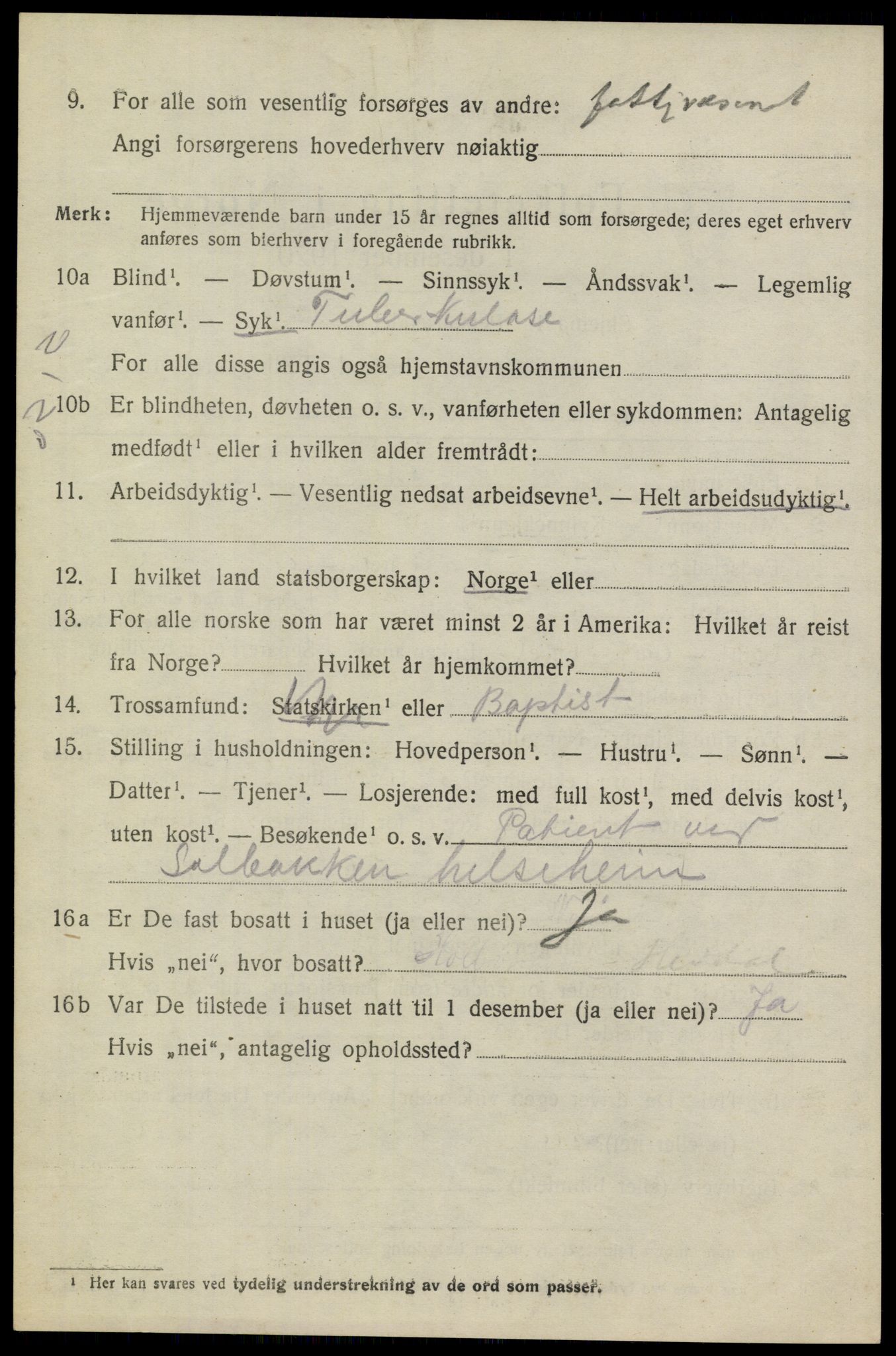 SAKO, 1920 census for Heddal, 1920, p. 2387