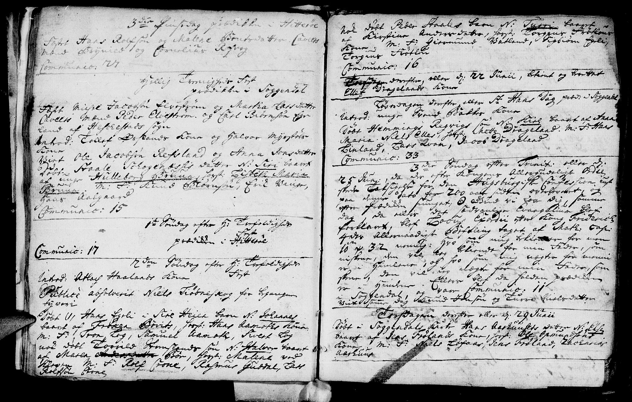 Sokndal sokneprestkontor, AV/SAST-A-101808: Parish register (official) no. A 1, 1729-1740