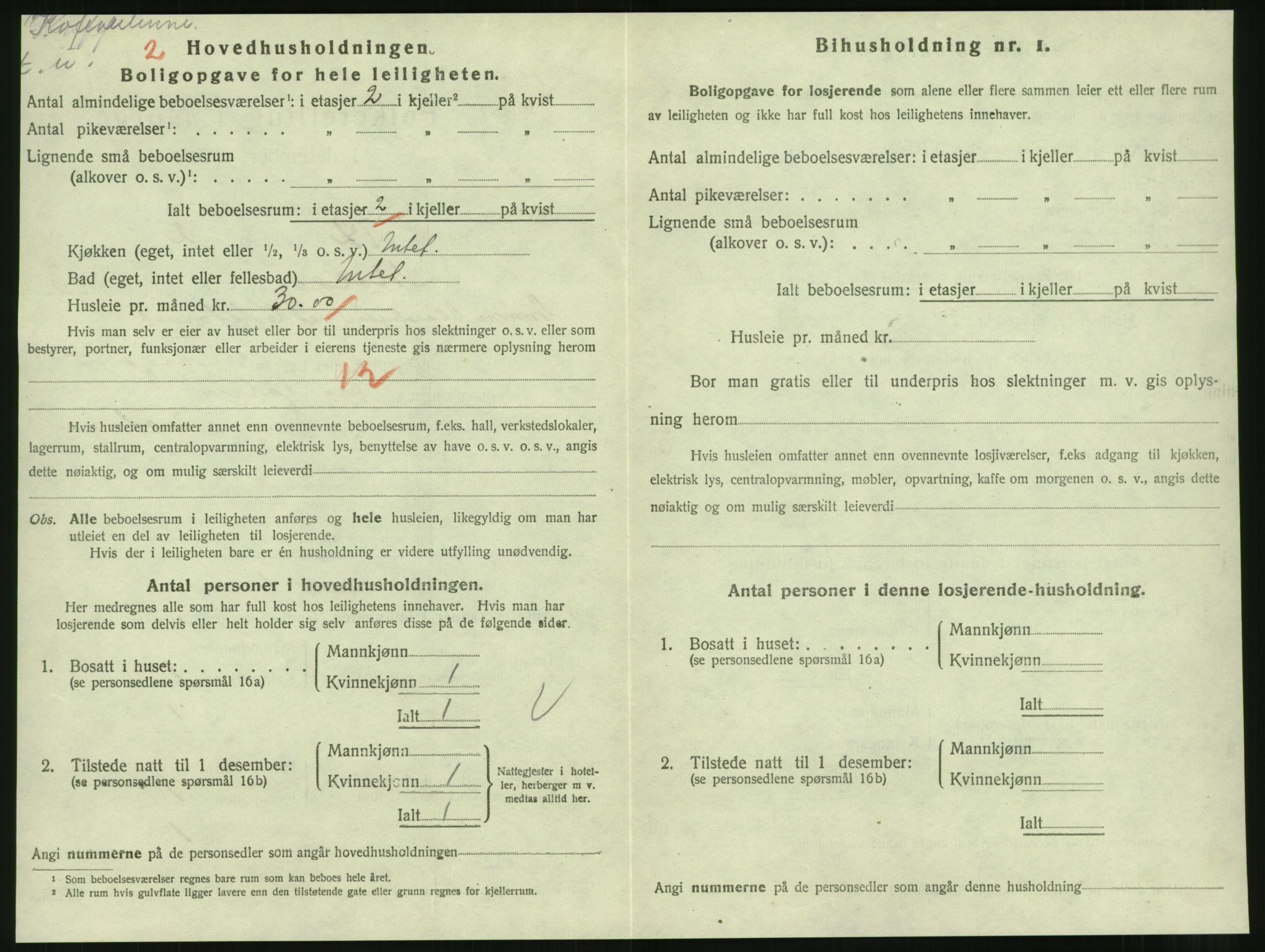 SAT, 1920 census for Molde, 1920, p. 1304