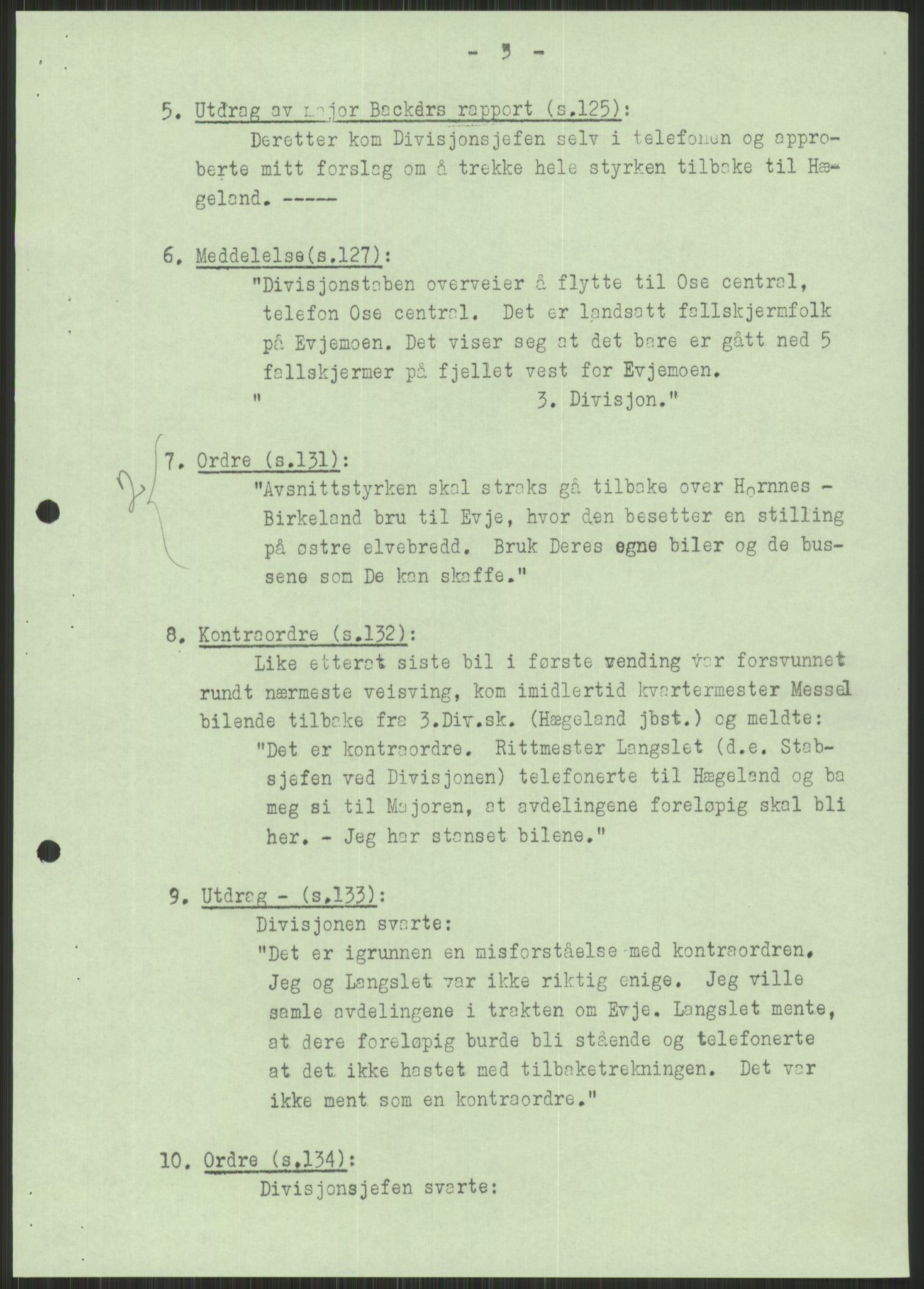 Forsvaret, Forsvarets krigshistoriske avdeling, AV/RA-RAFA-2017/Y/Yb/L0086: II-C-11-300  -  3. Divisjon., 1946-1955, p. 135