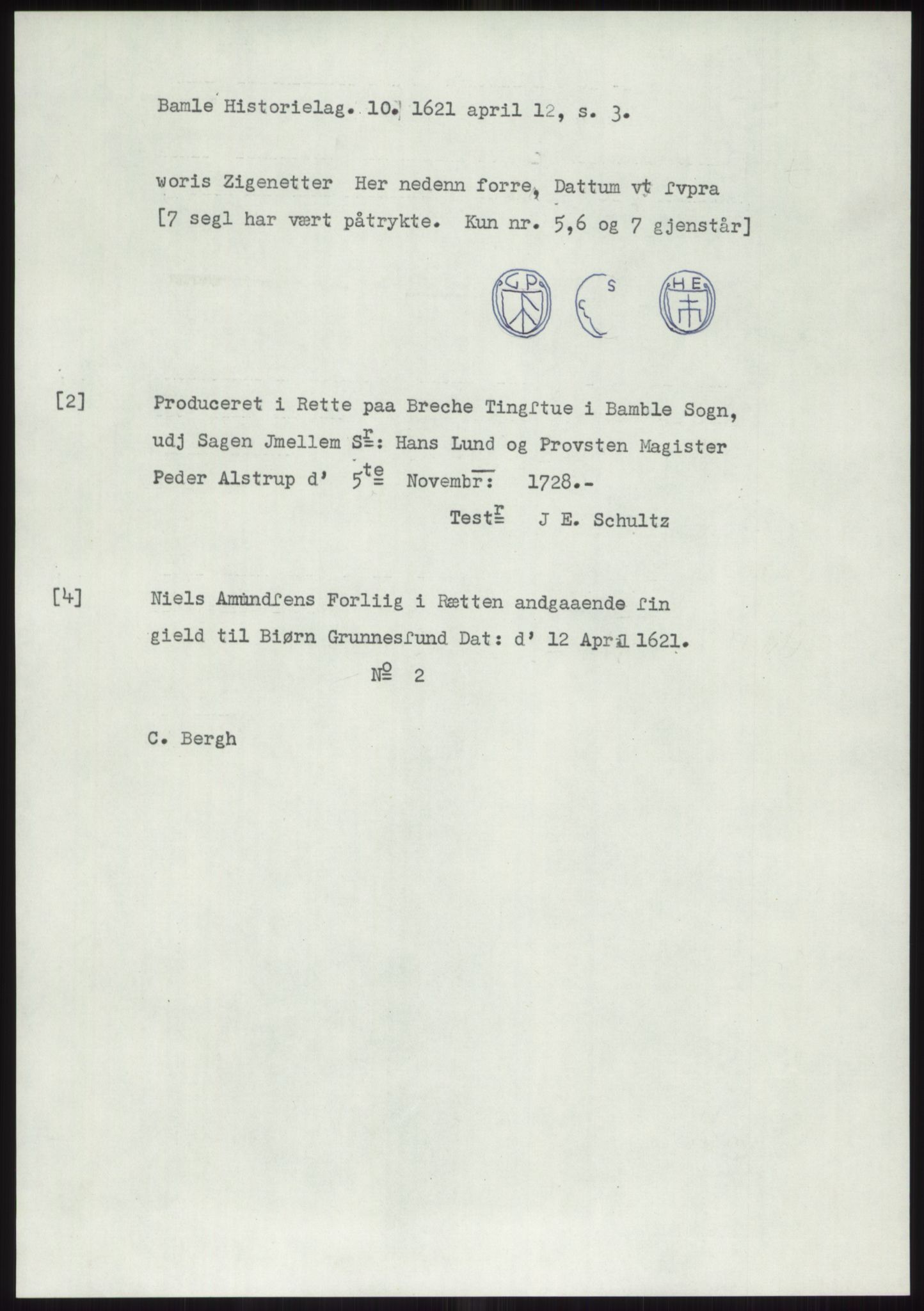 Samlinger til kildeutgivelse, Diplomavskriftsamlingen, RA/EA-4053/H/Ha, p. 1374