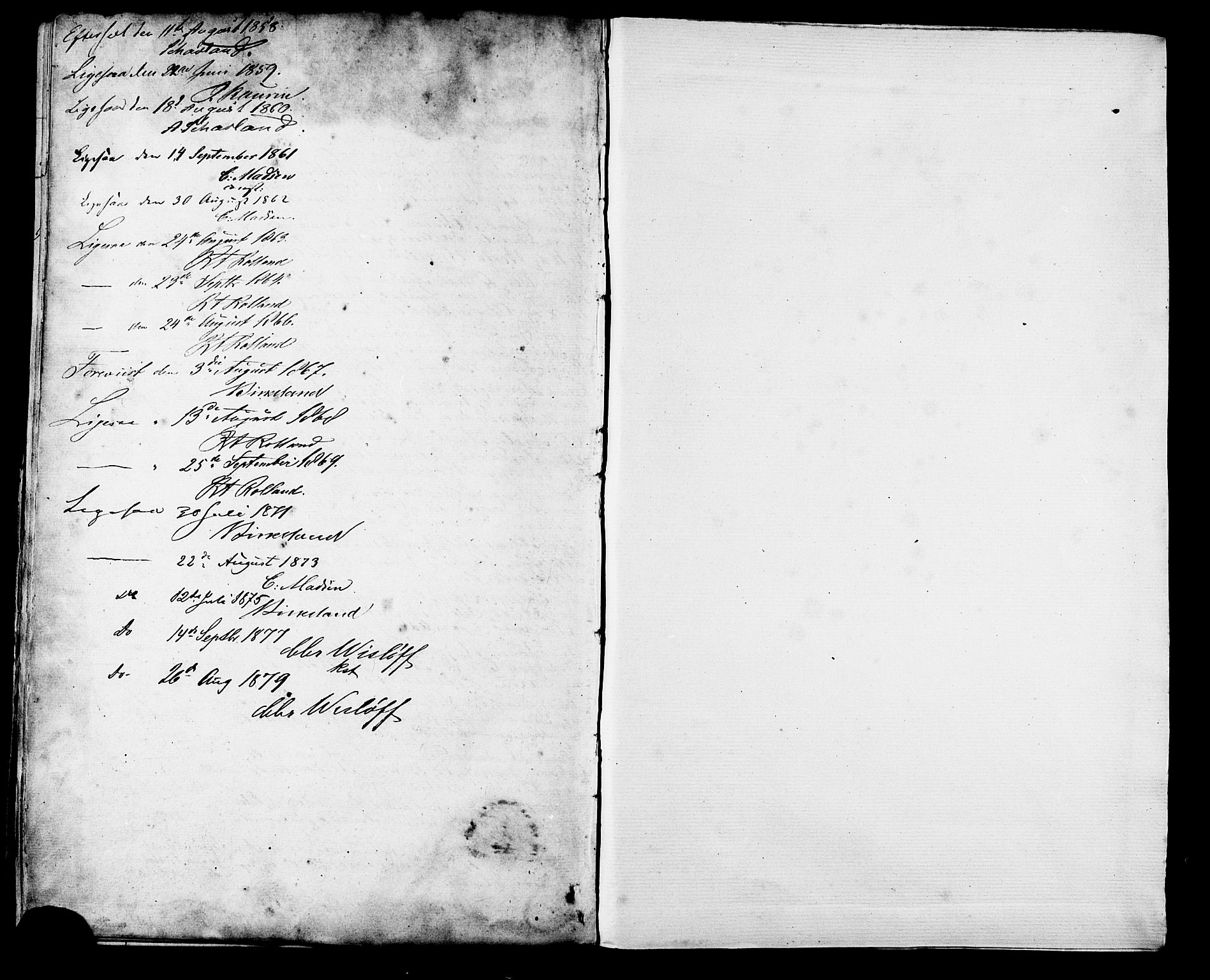 Ministerialprotokoller, klokkerbøker og fødselsregistre - Møre og Romsdal, SAT/A-1454/513/L0175: Parish register (official) no. 513A02, 1856-1877