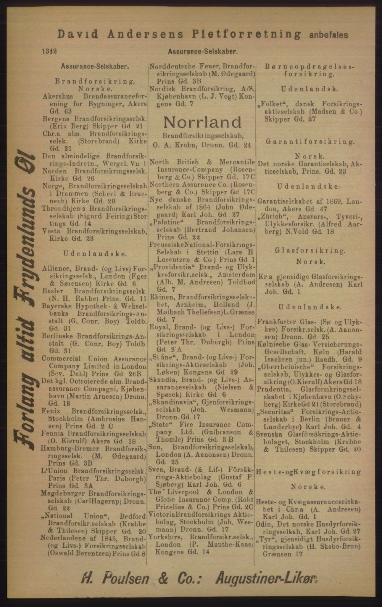 Kristiania/Oslo adressebok, PUBL/-, 1905, p. 1342