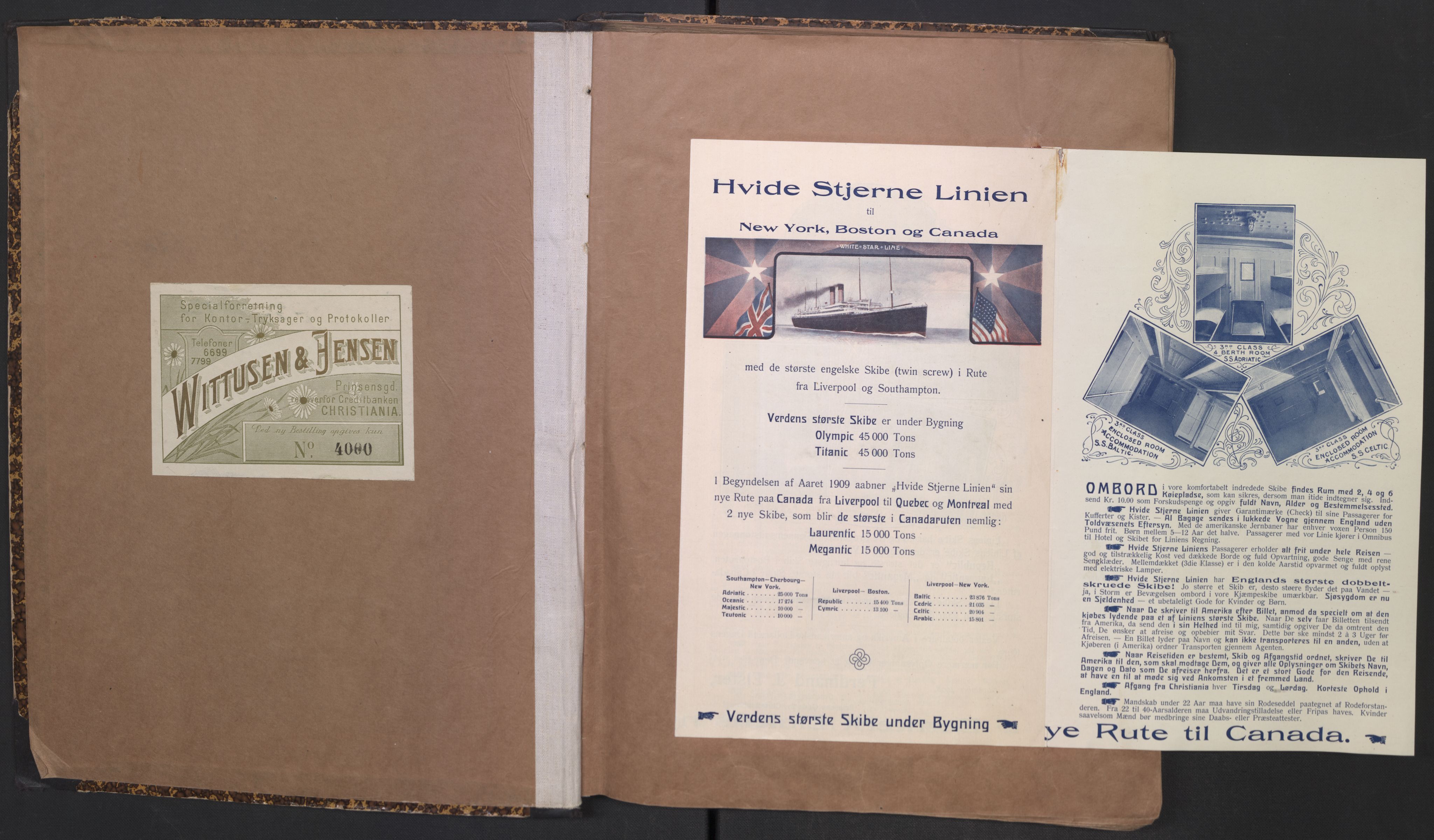 White Star-linjen, AV/SAO-PAO-0201/D/Dc/L0001: Utklippingsbok, 1909-1924, p. 4