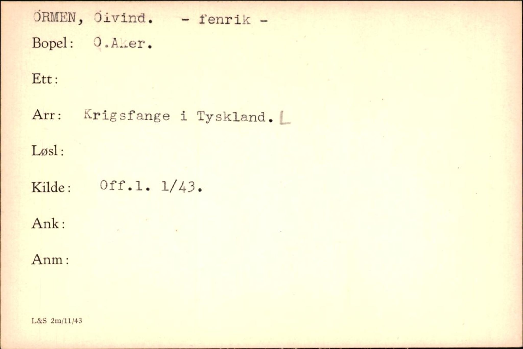 Forsvaret, Forsvarets krigshistoriske avdeling, AV/RA-RAFA-2017/Y/Yf/L0200: II-C-11-2102  -  Norske krigsfanger i Tyskland, 1940-1945, p. 1156