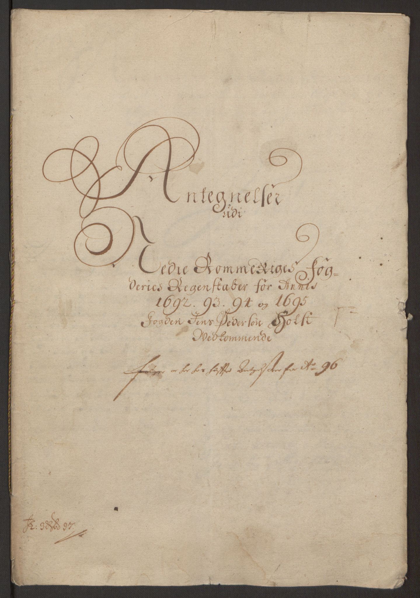 Rentekammeret inntil 1814, Reviderte regnskaper, Fogderegnskap, RA/EA-4092/R11/L0579: Fogderegnskap Nedre Romerike, 1694-1695, p. 427