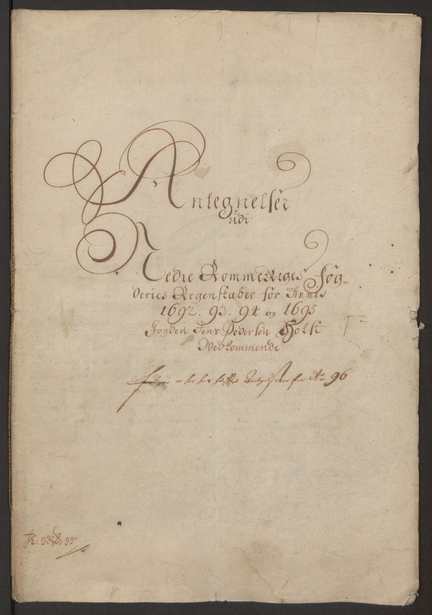 Rentekammeret inntil 1814, Reviderte regnskaper, Fogderegnskap, AV/RA-EA-4092/R11/L0579: Fogderegnskap Nedre Romerike, 1694-1695, p. 427