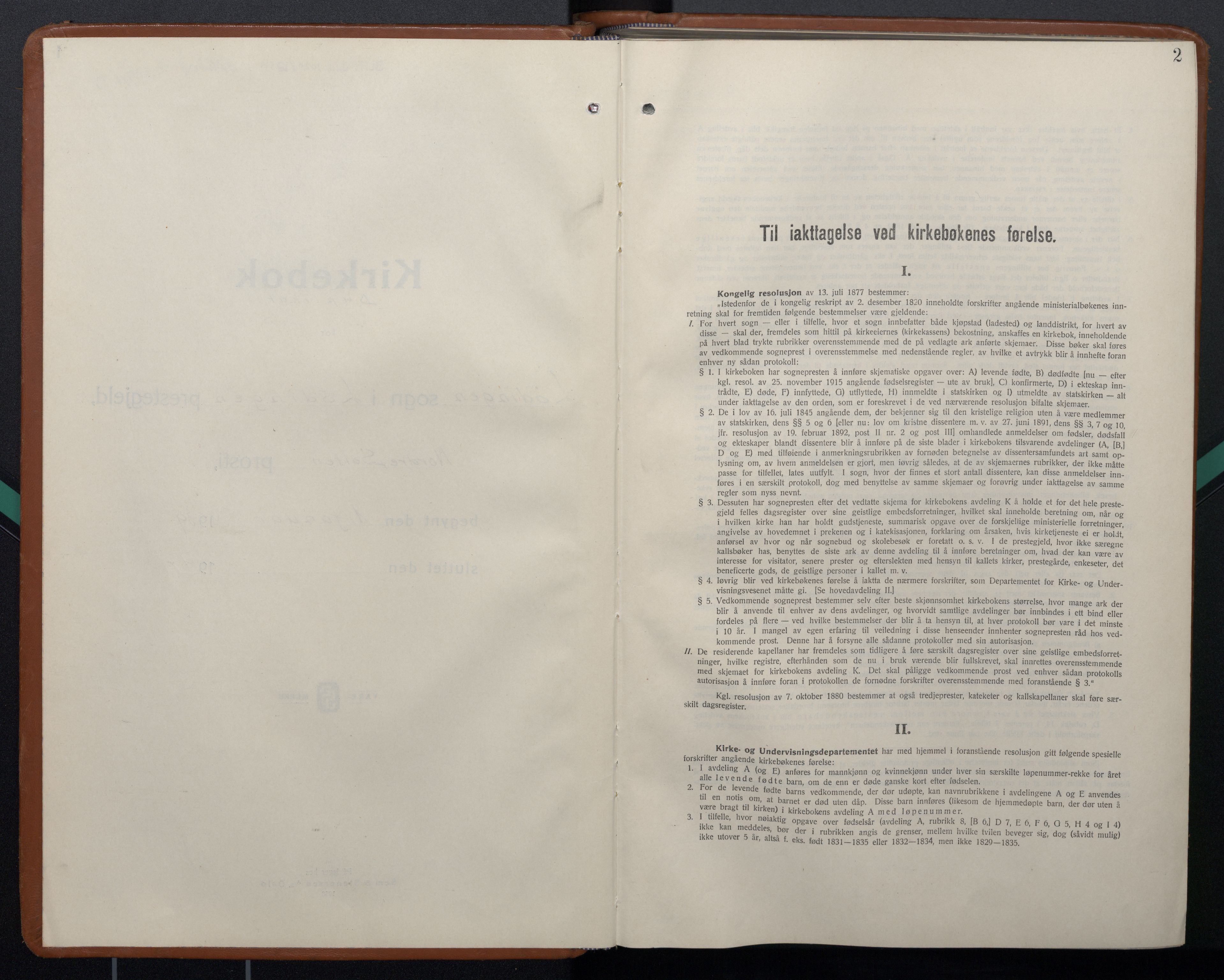 Ministerialprotokoller, klokkerbøker og fødselsregistre - Nordland, AV/SAT-A-1459/872/L1051: Parish register (copy) no. 872C07, 1939-1947, p. 2