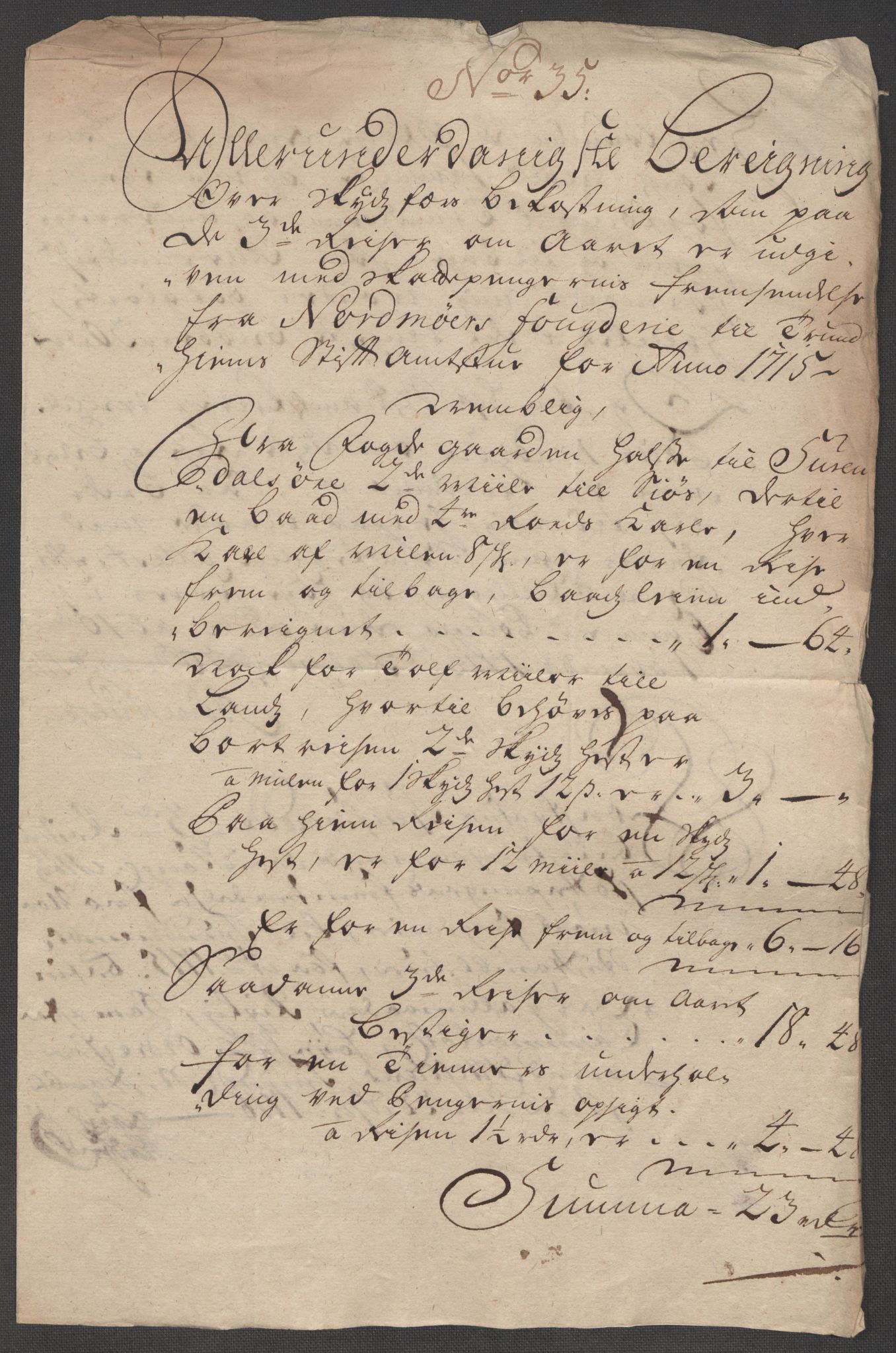 Rentekammeret inntil 1814, Reviderte regnskaper, Fogderegnskap, AV/RA-EA-4092/R56/L3748: Fogderegnskap Nordmøre, 1714-1715, p. 605