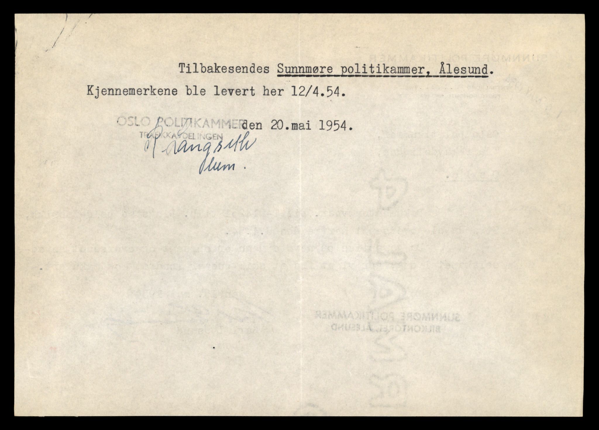 Møre og Romsdal vegkontor - Ålesund trafikkstasjon, AV/SAT-A-4099/F/Fe/L0044: Registreringskort for kjøretøy T 14205 - T 14319, 1927-1998, p. 1371