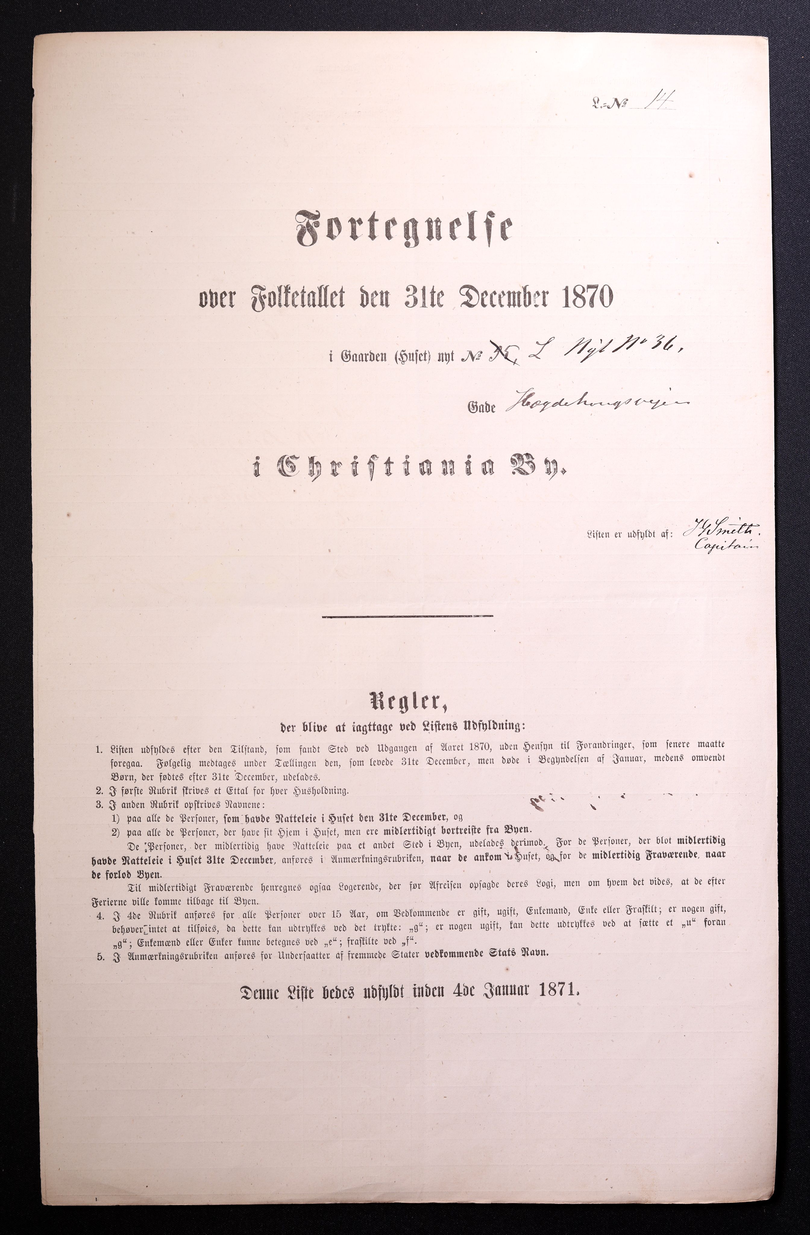 RA, 1870 census for 0301 Kristiania, 1870, p. 1280